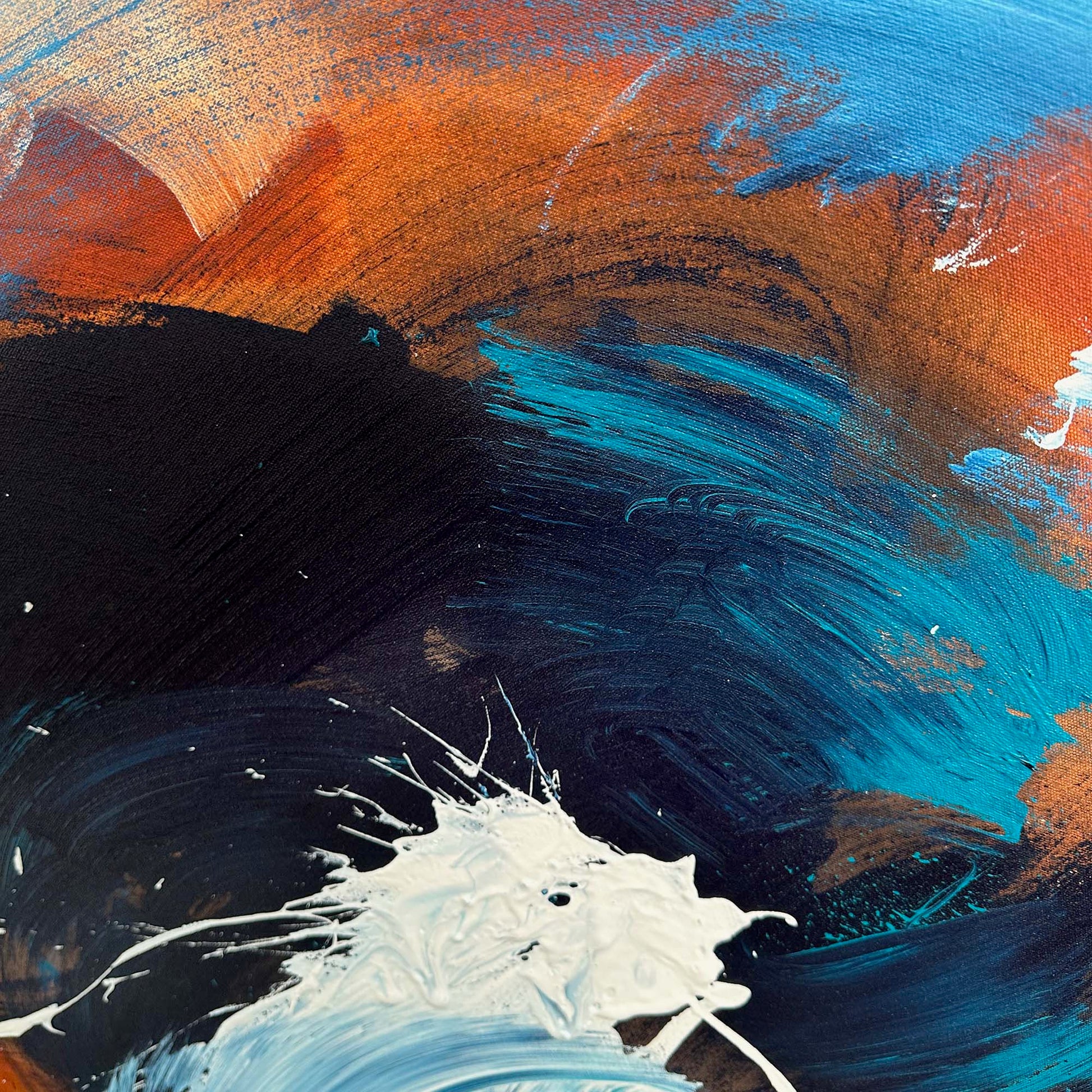 Dedications - 120x120cm Original Painting-Abstract House