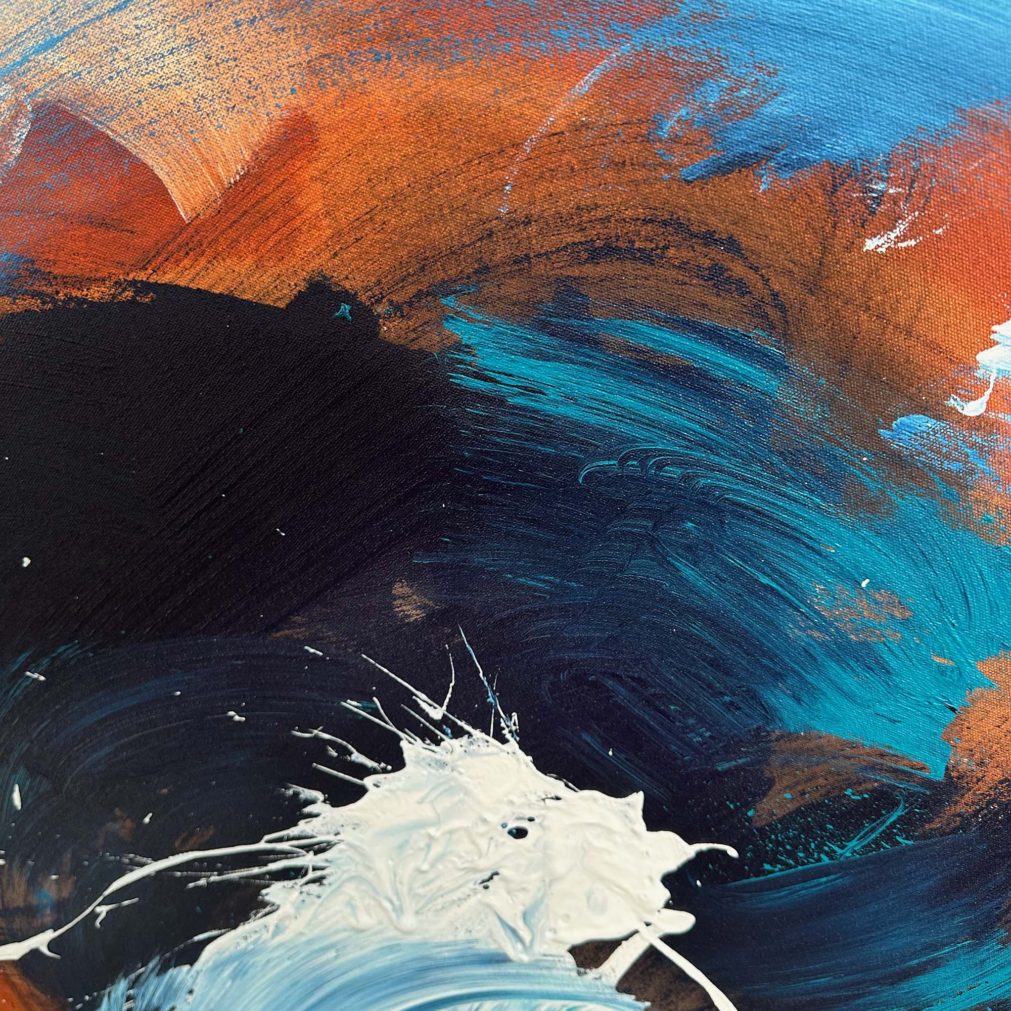 Dedications - 120x120cm Original Painting-Abstract House