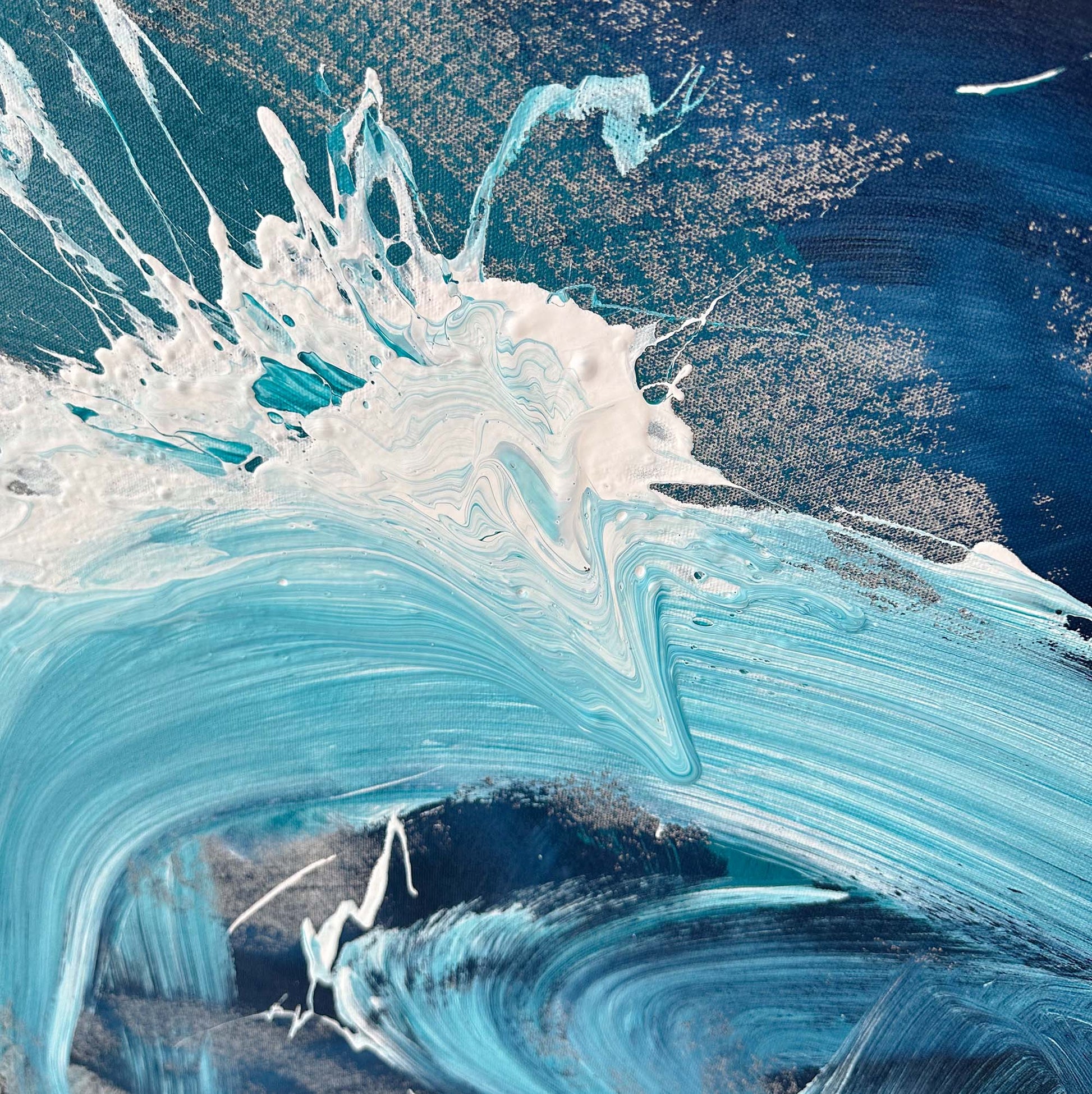 Dream Away - 120x100cm Original Painting-Abstract House