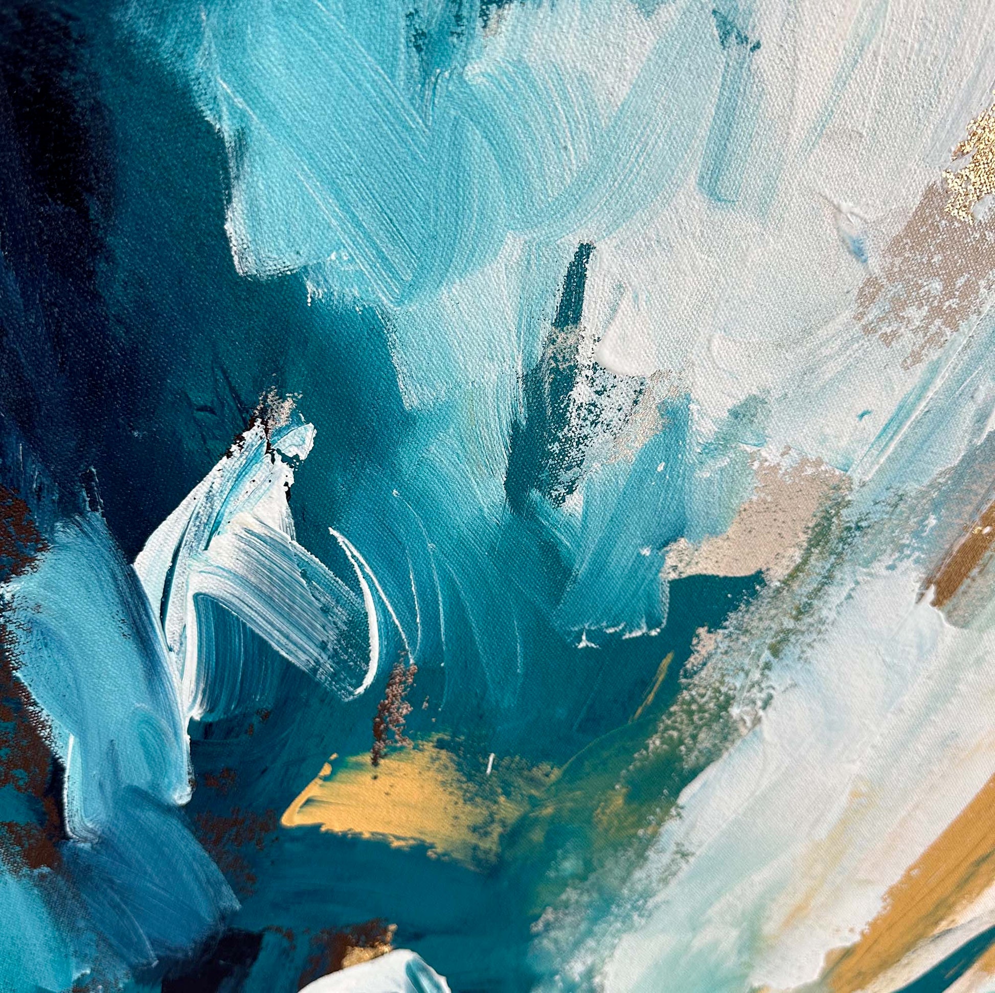 Sieze The Day I - Original Painting-Abstract House