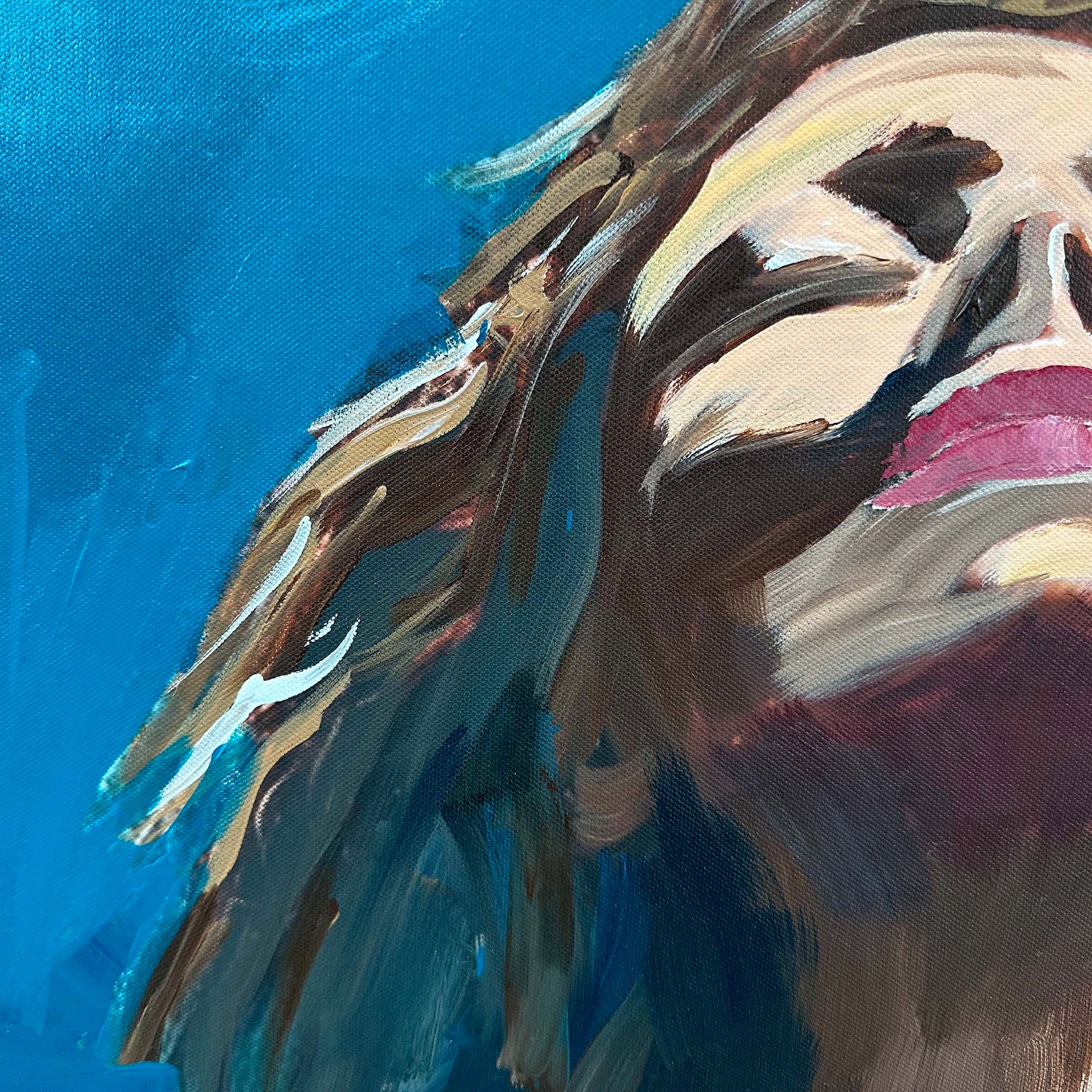 Drifting - 150x80cm Original Painting-Abstract House