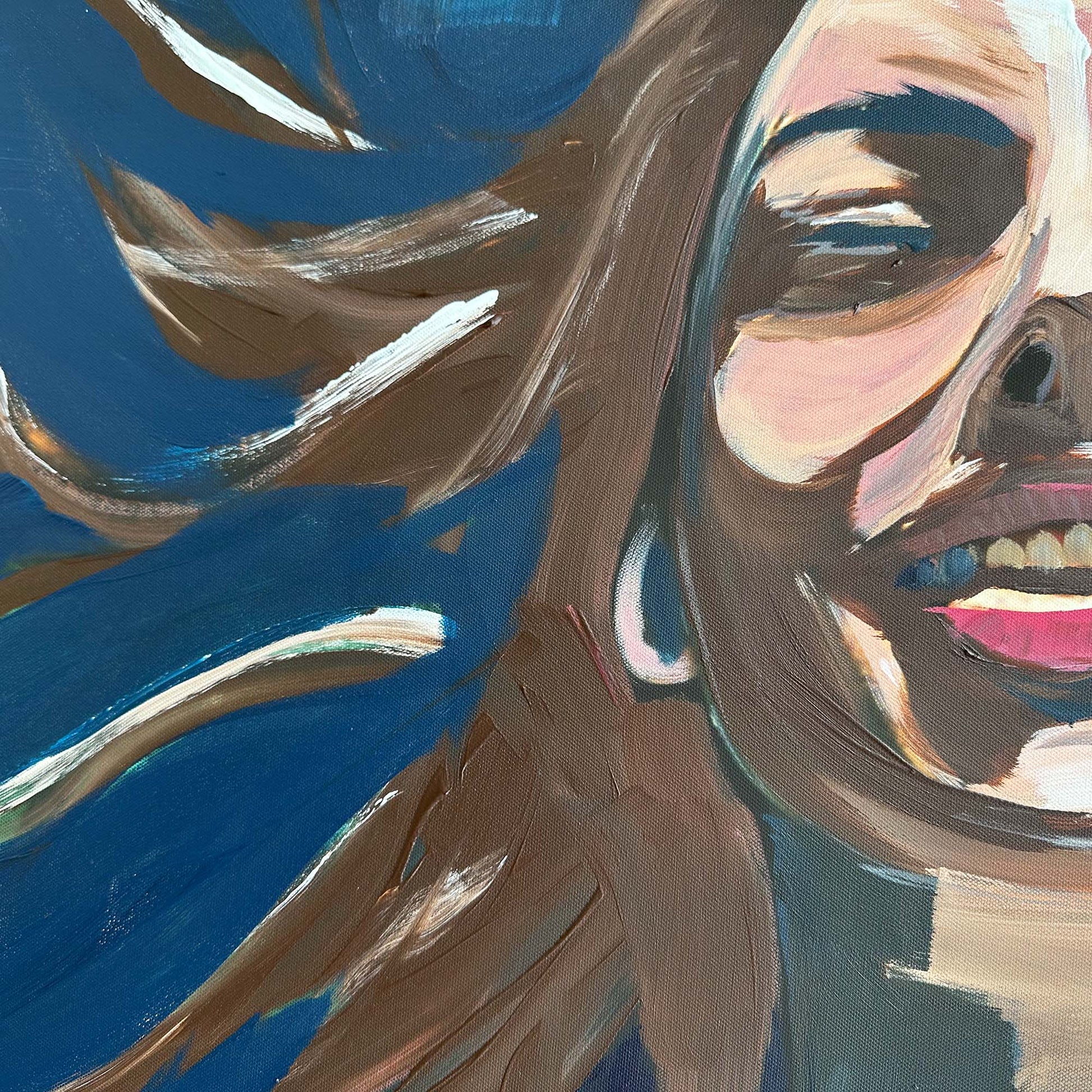 Dive - 150x100cm Original Painting-Abstract House