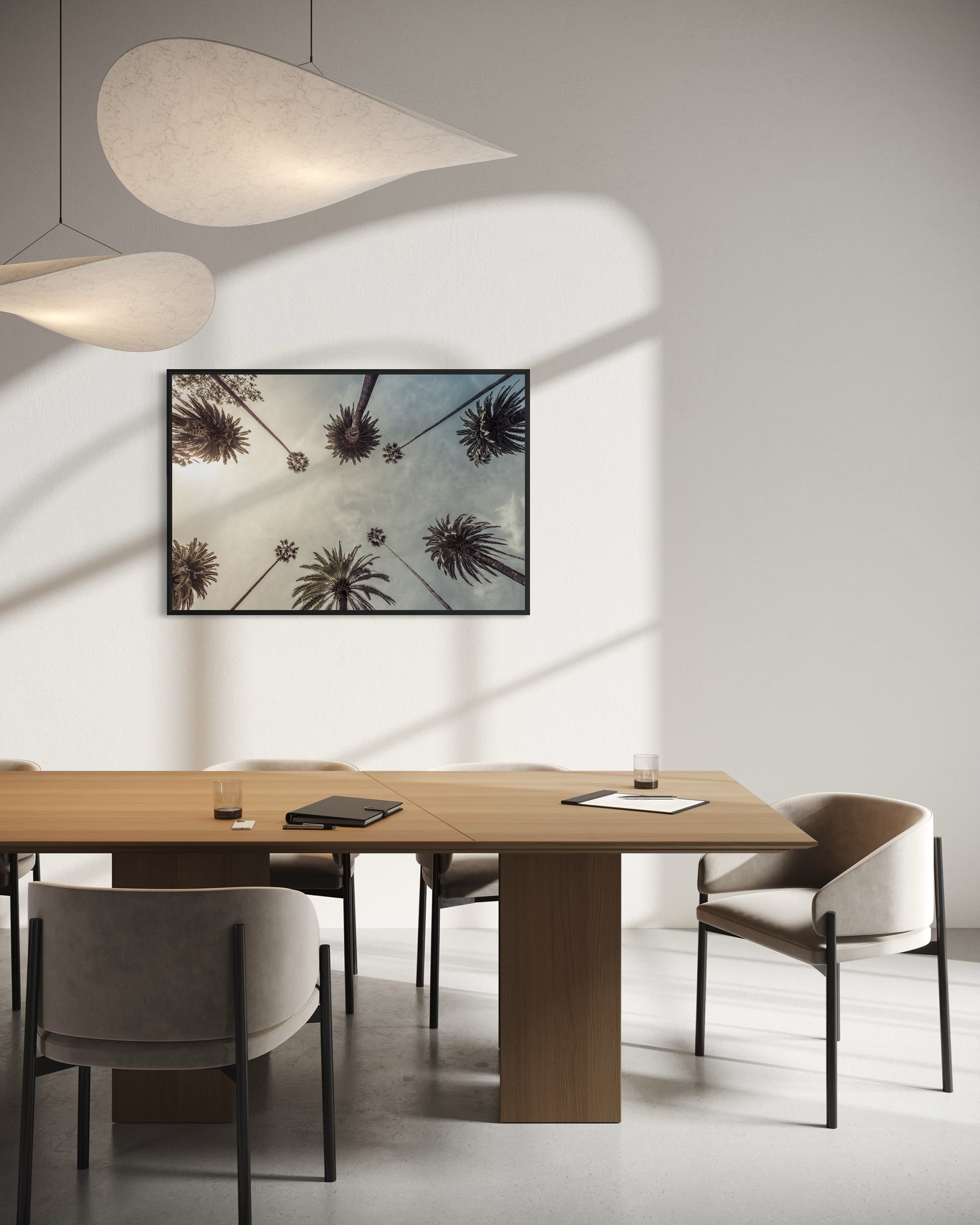 Palm Tree View Wall Art Print
