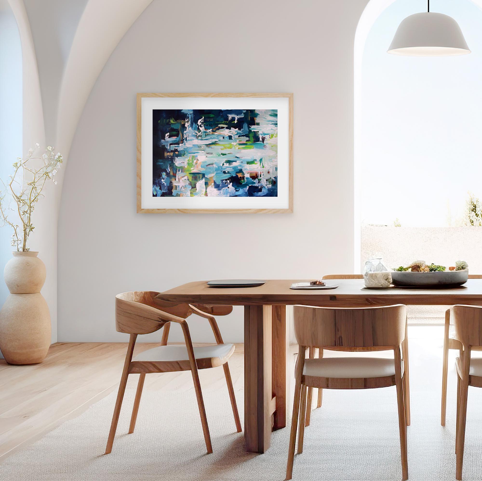 Abstract 395 Framed Art