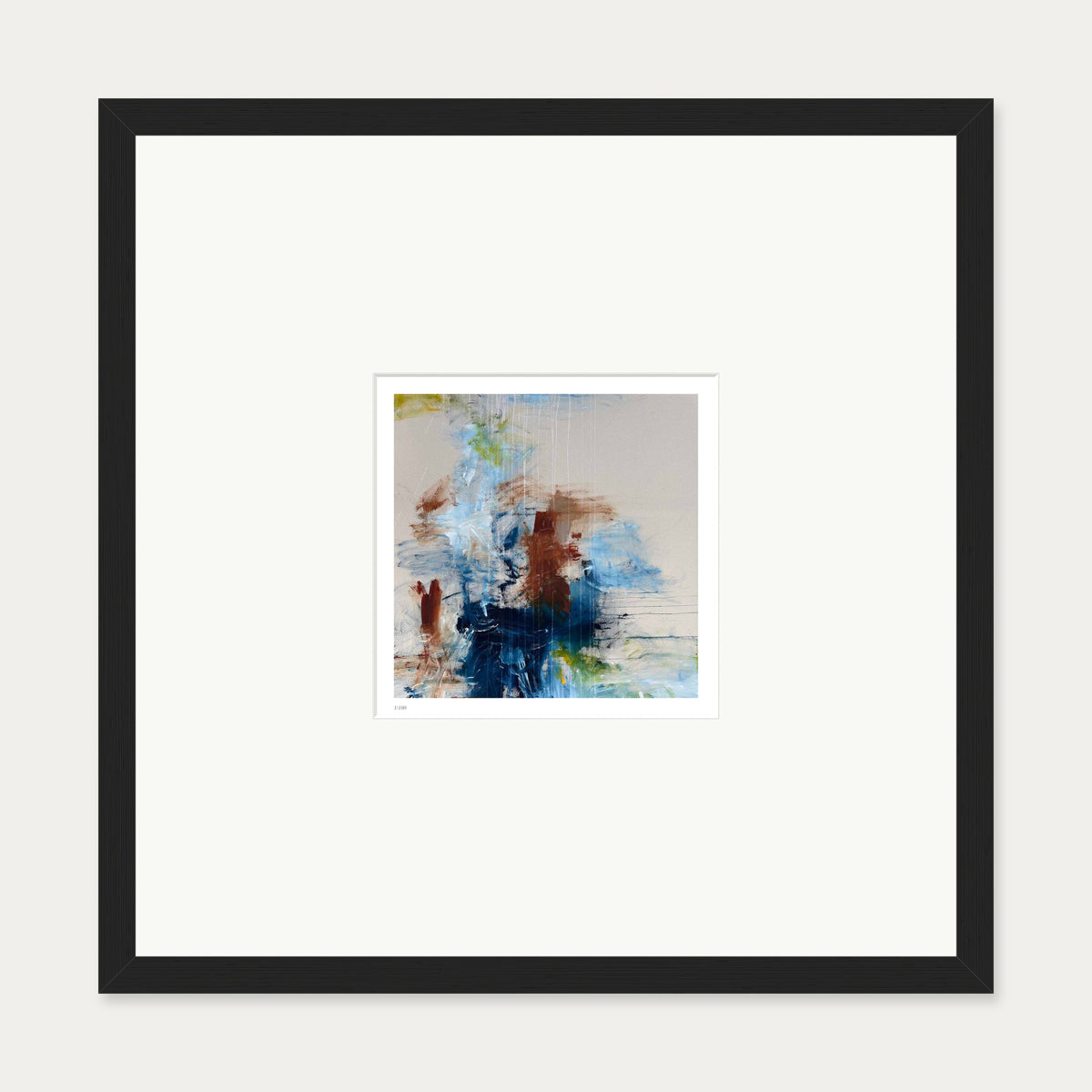 Distant Echo Limited Edition Print — 50 x 50 cm — Black Frame