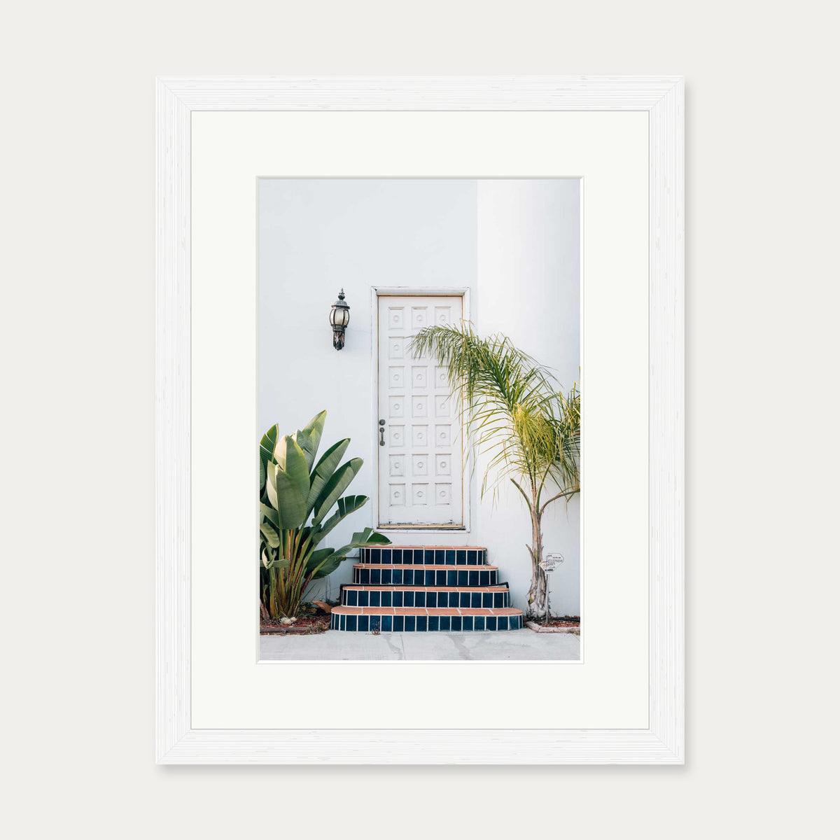 Door Tales II Art Print — 30 x 40 cm — White Frame