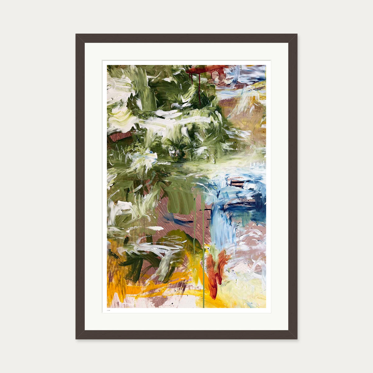 Drift Limited Edition Print — 50 x 70 cm — Brown Frame