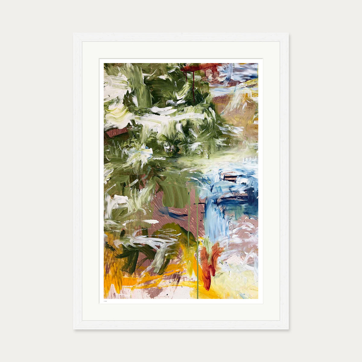 Drift Limited Edition Print — 50 x 70 cm — White Frame