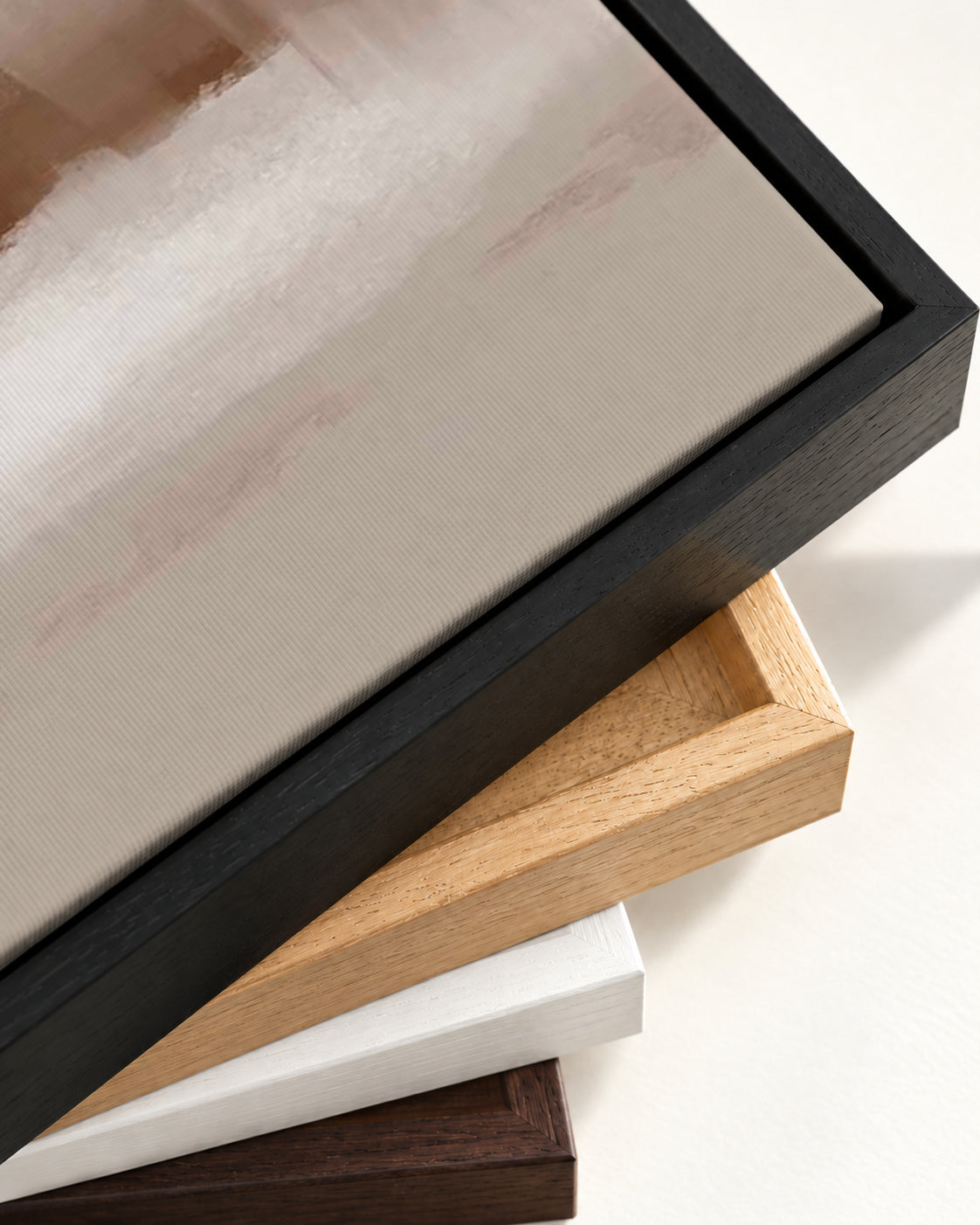 Dusk II Canvas Art — framed canvas corner and wrapped canvas detail