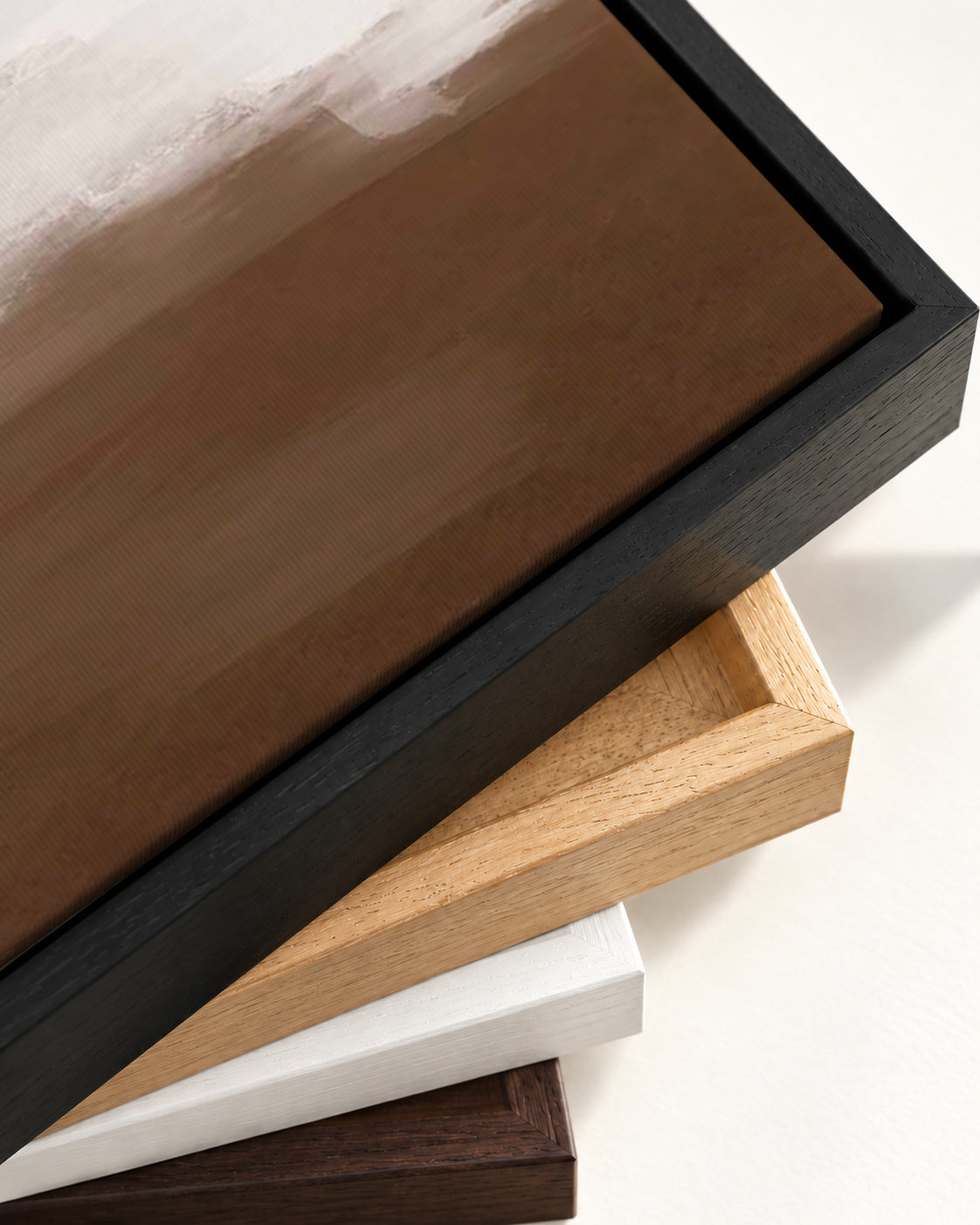 Dusk III Canvas Art — framed canvas corner and wrapped canvas detail