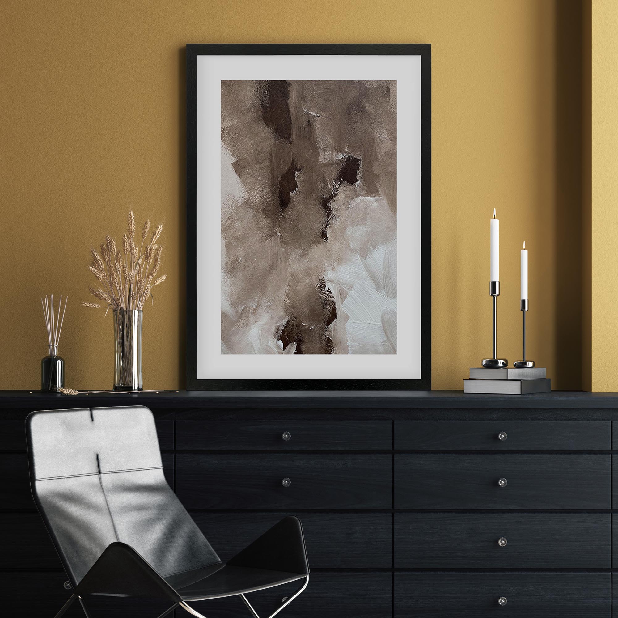 Earthy Textures Framed Art