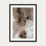 Earthy Textures Art Print — 50 x 70 cm — Black Frame