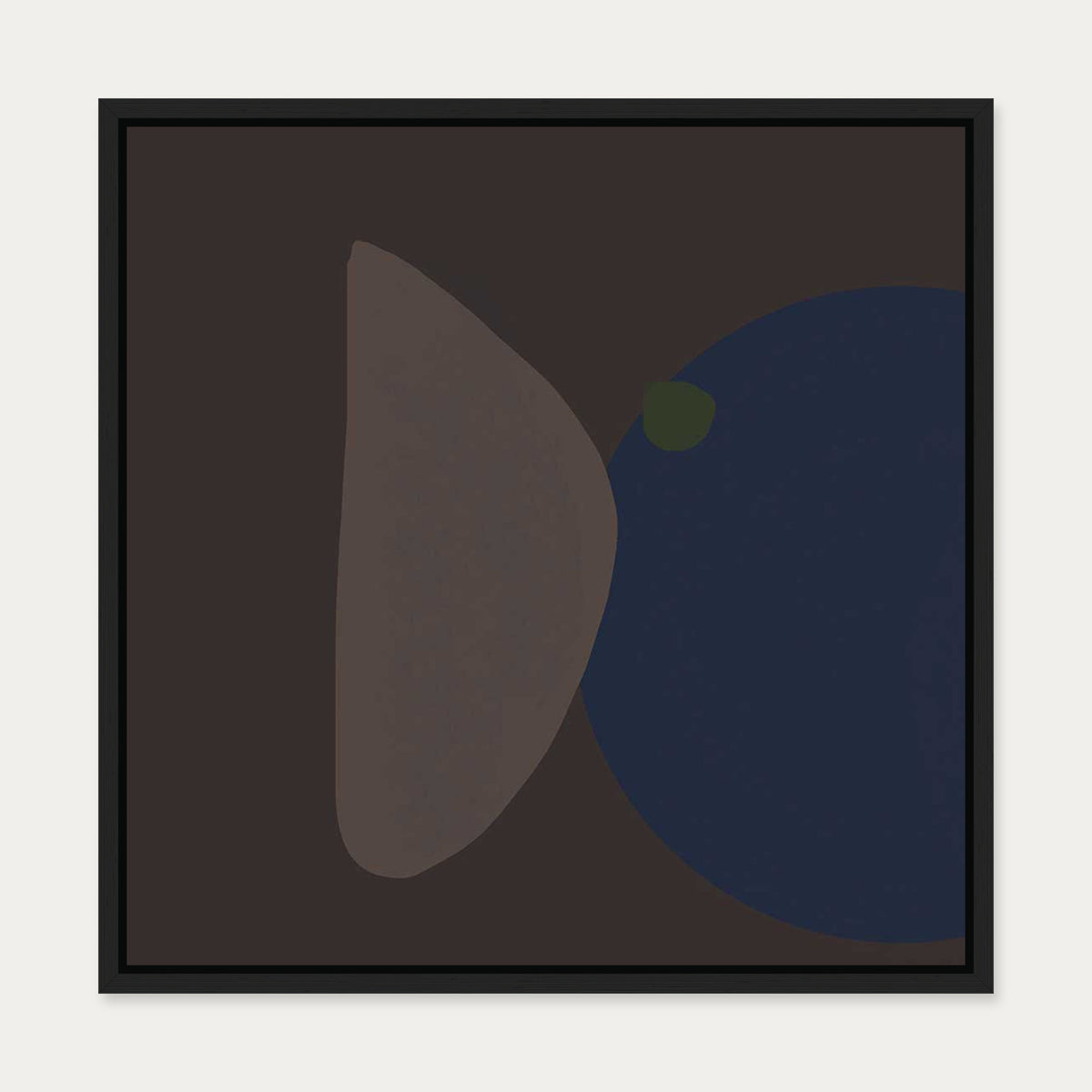 Eclipse Canvas Art — 50 x 50 cm — Black Frame