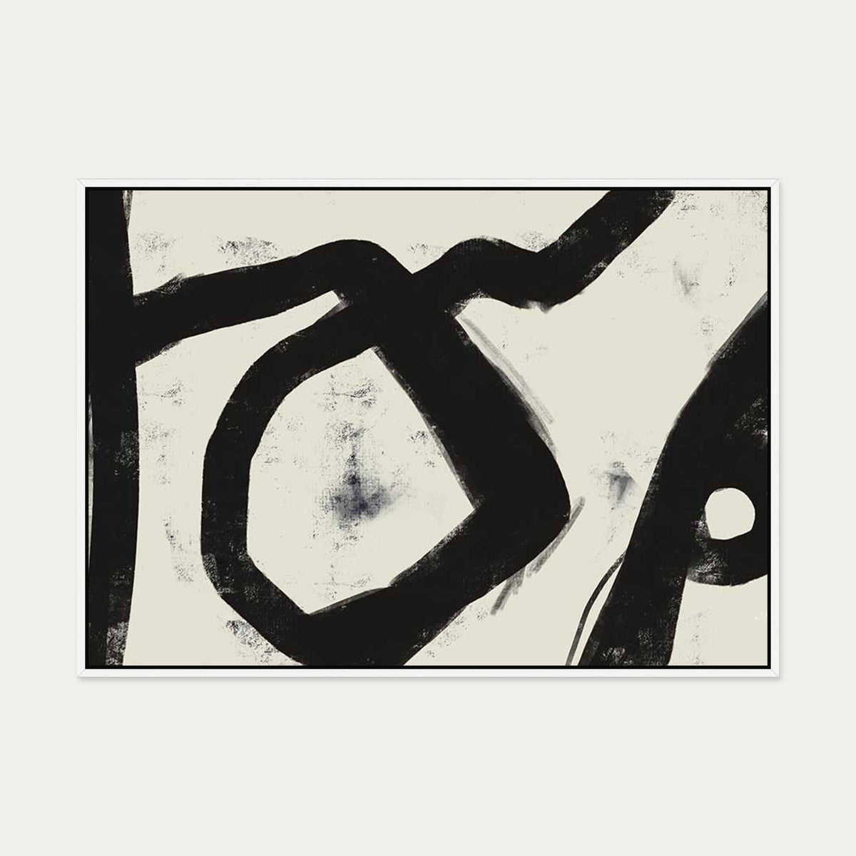 Enigma Canvas Art — 70 x 100 cm — White Frame