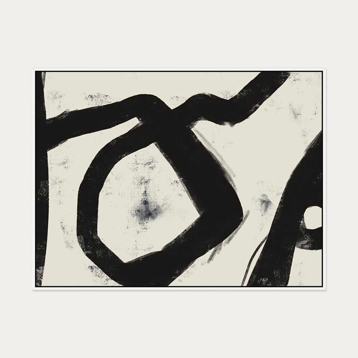 Enigma Canvas Art — 90 x 120 cm — White Frame