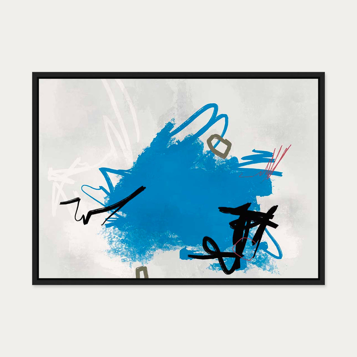Epitome Of Youth Canvas Art — 50 x 70 cm — Black Frame