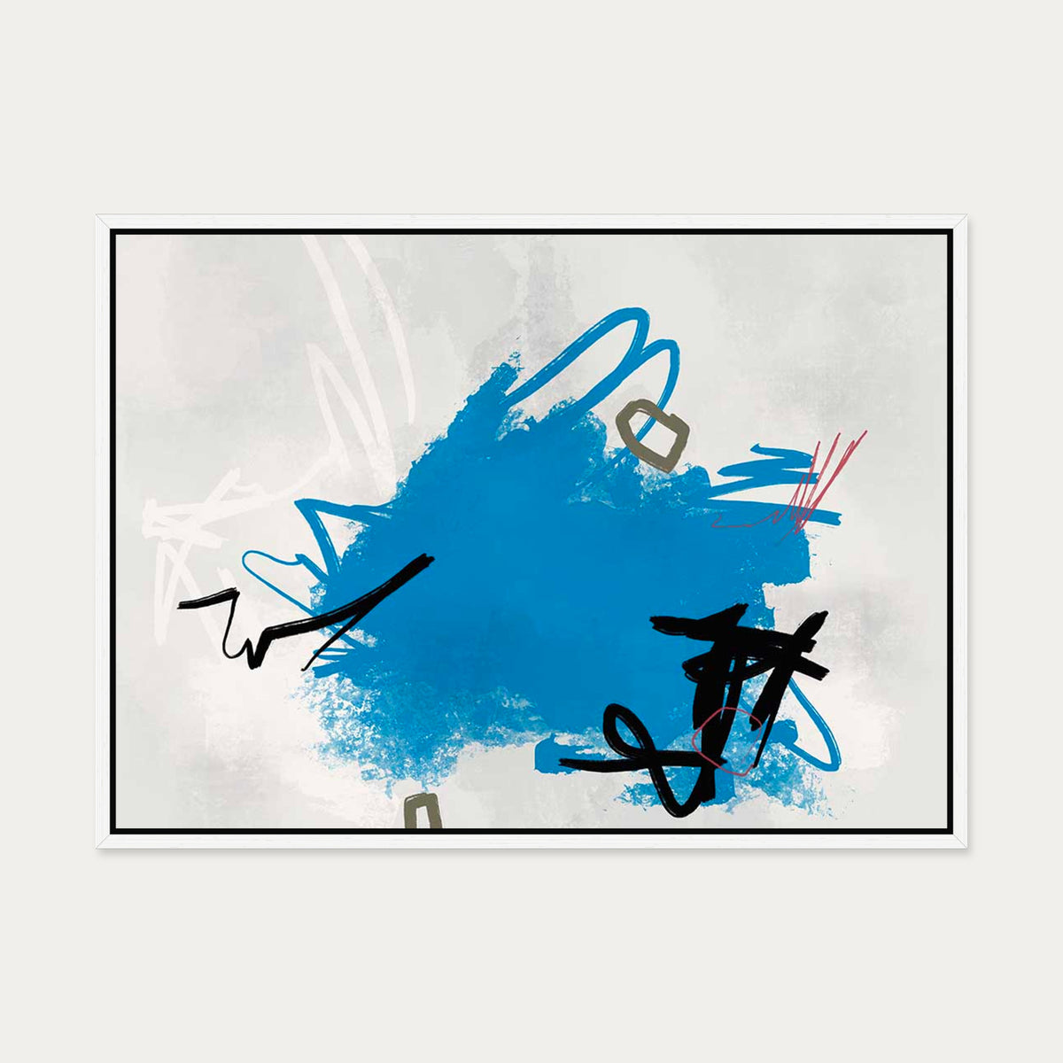 Epitome Of Youth Canvas Art — 50 x 70 cm — White Frame