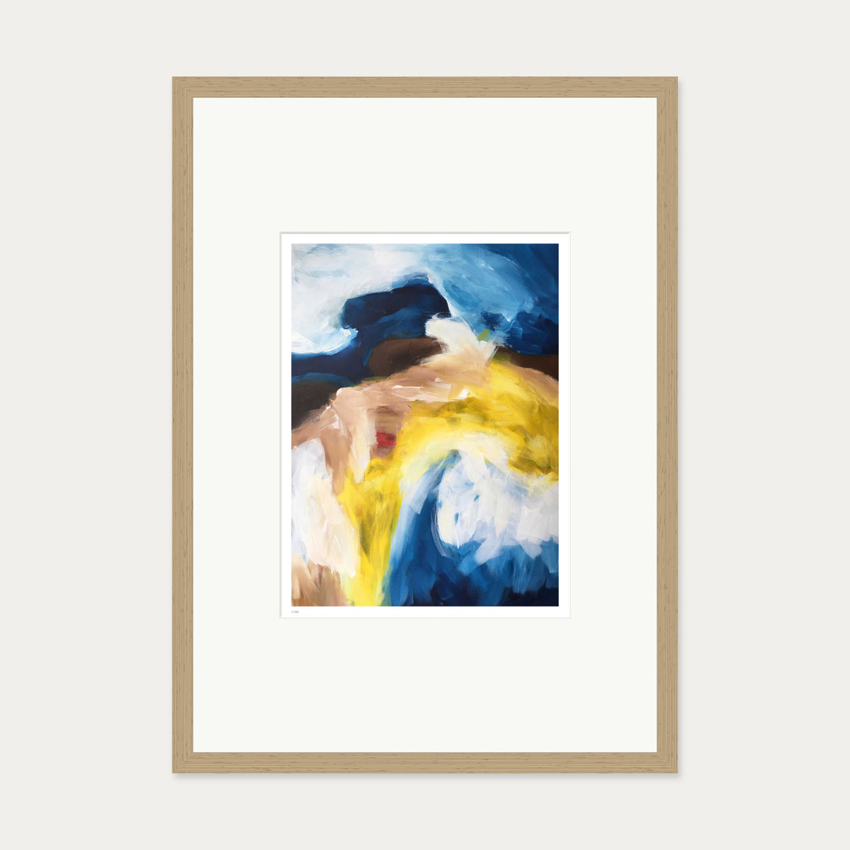 Essence Limited Edition Print — 50 x 70 cm — Oak Frame