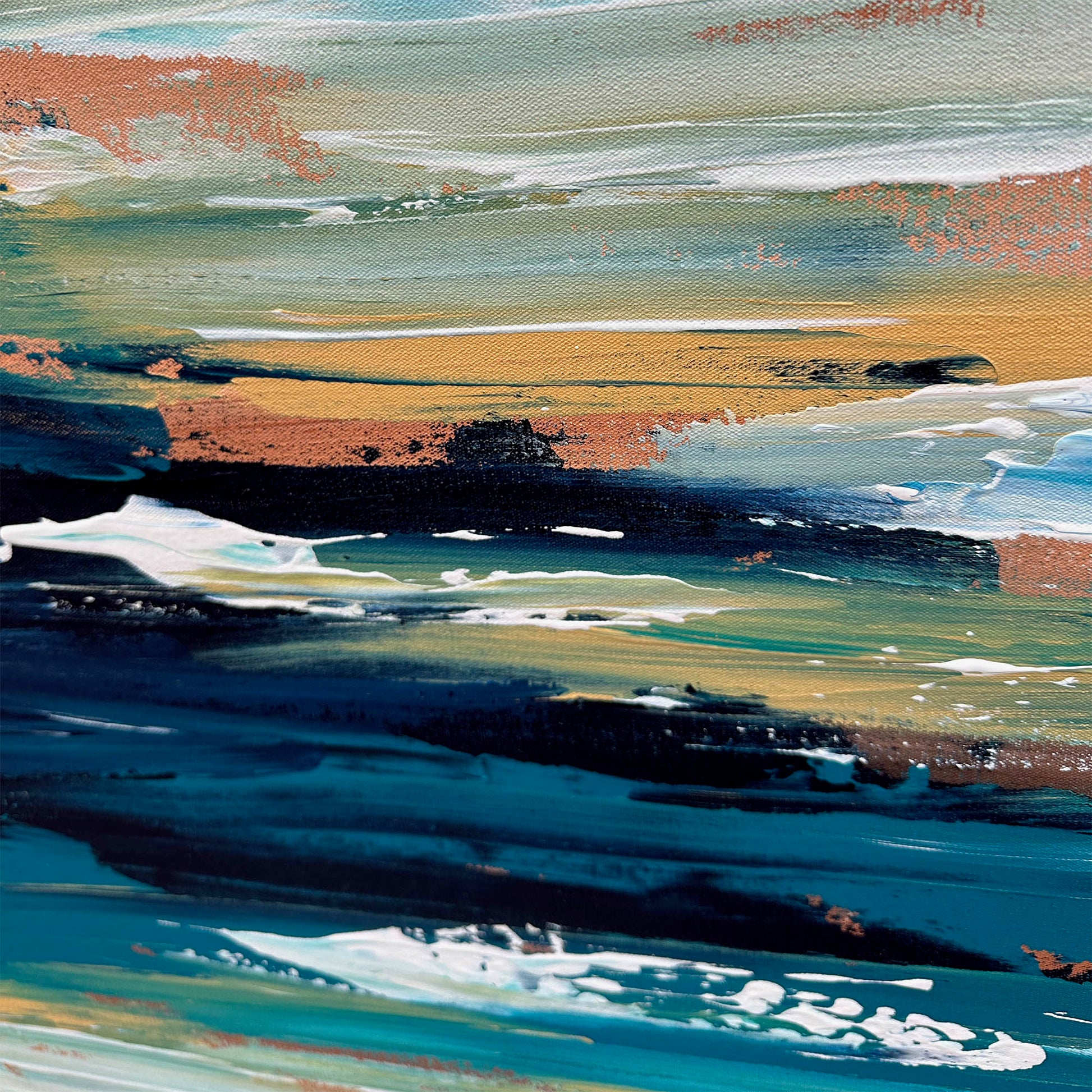 Exertion - Original Painting-Abstract House