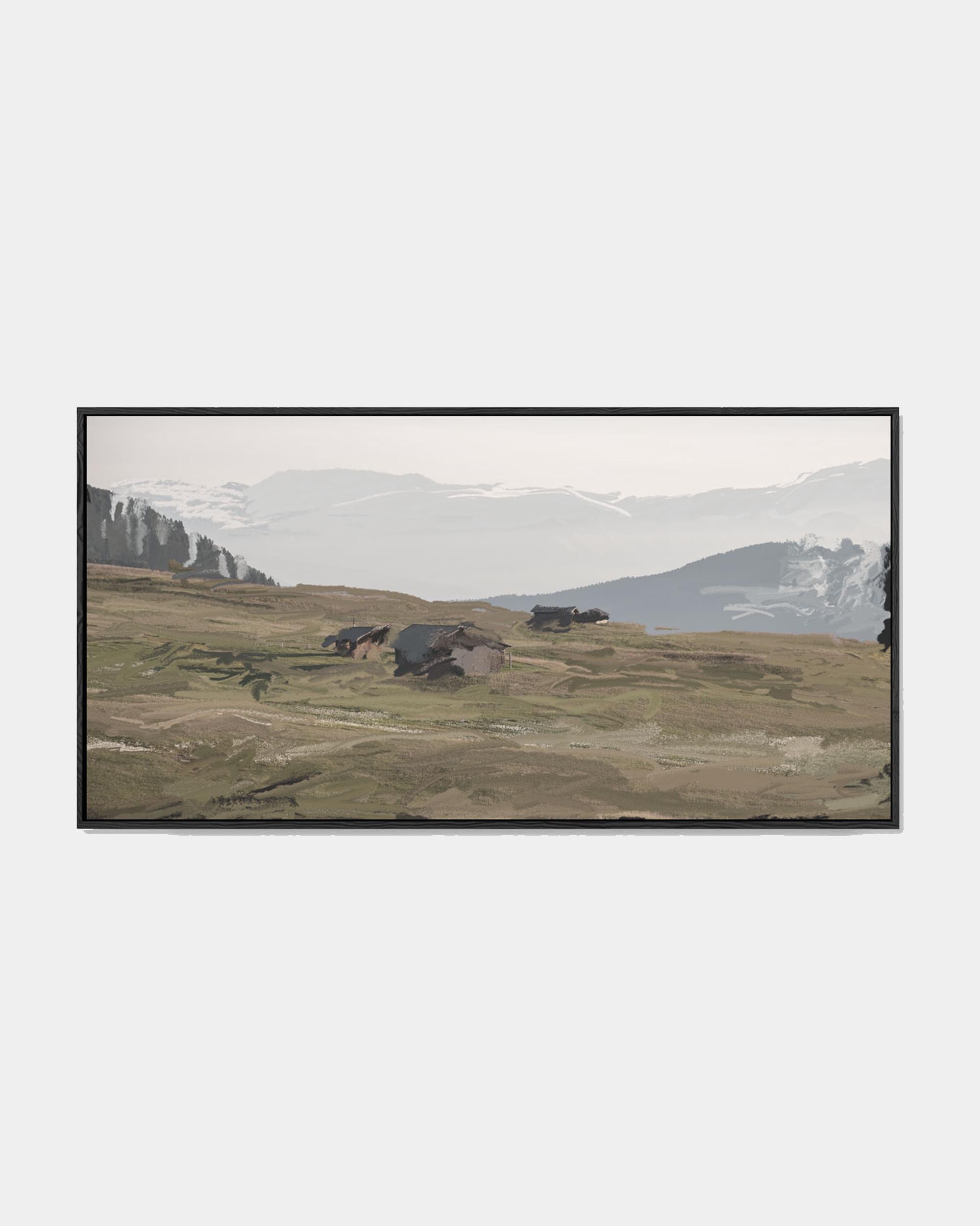 Highlands Forest Landscape Framed Canvas