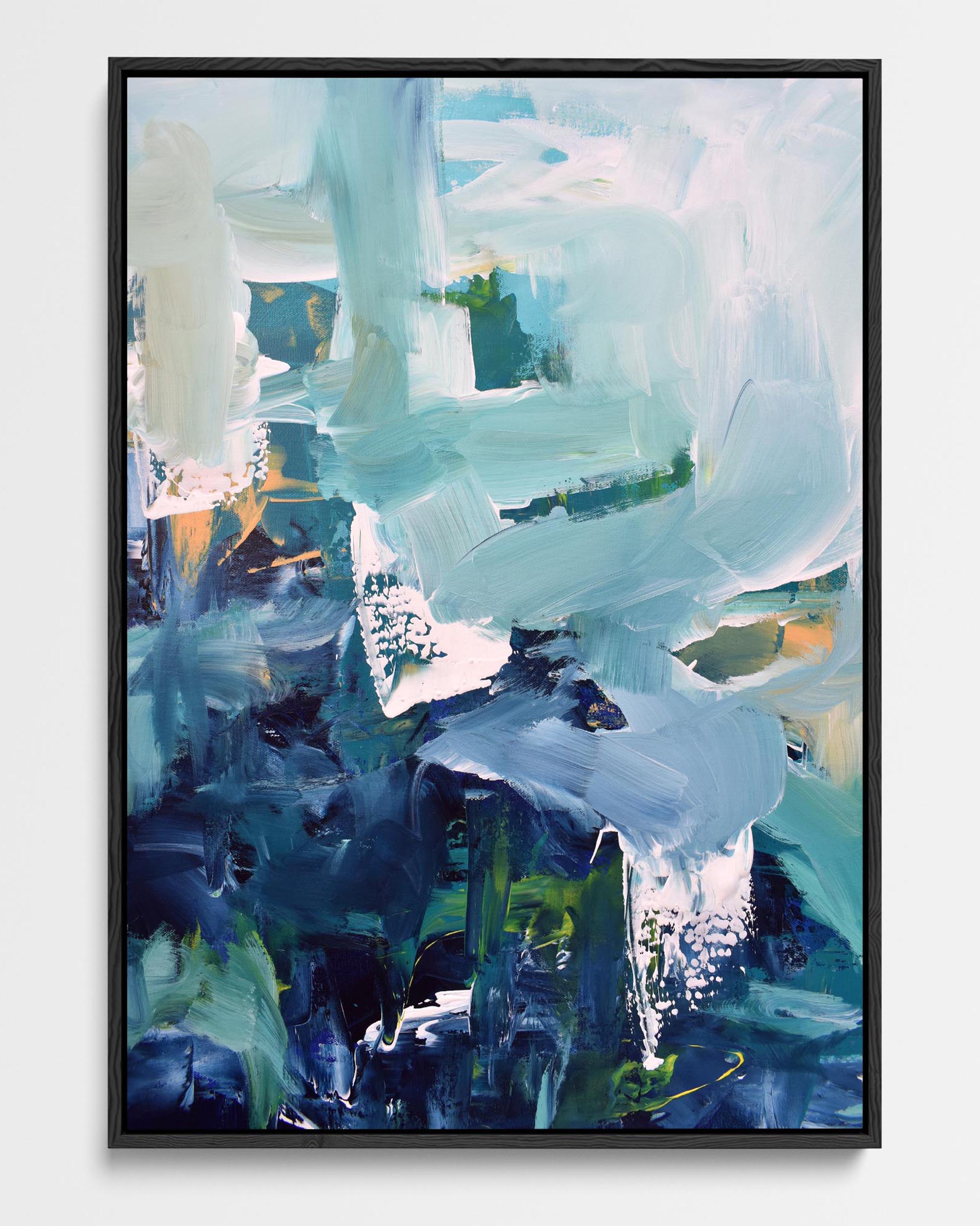 Abstract 174 Framed Canvas
