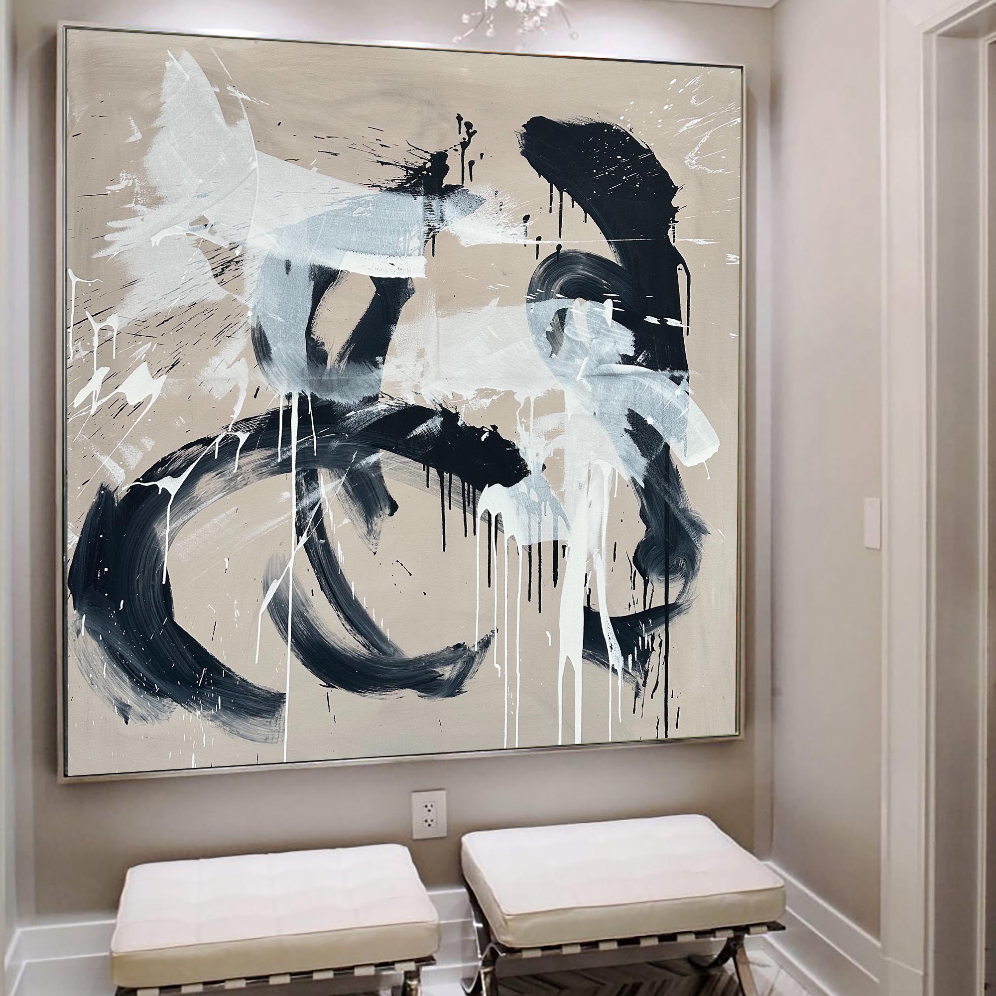 Dancing Shadows | Original Painting | 150x150cm