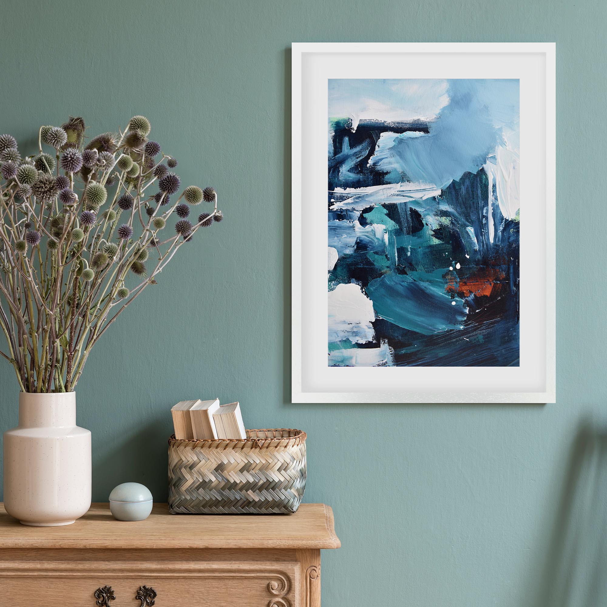 Abstract 188 Framed Art