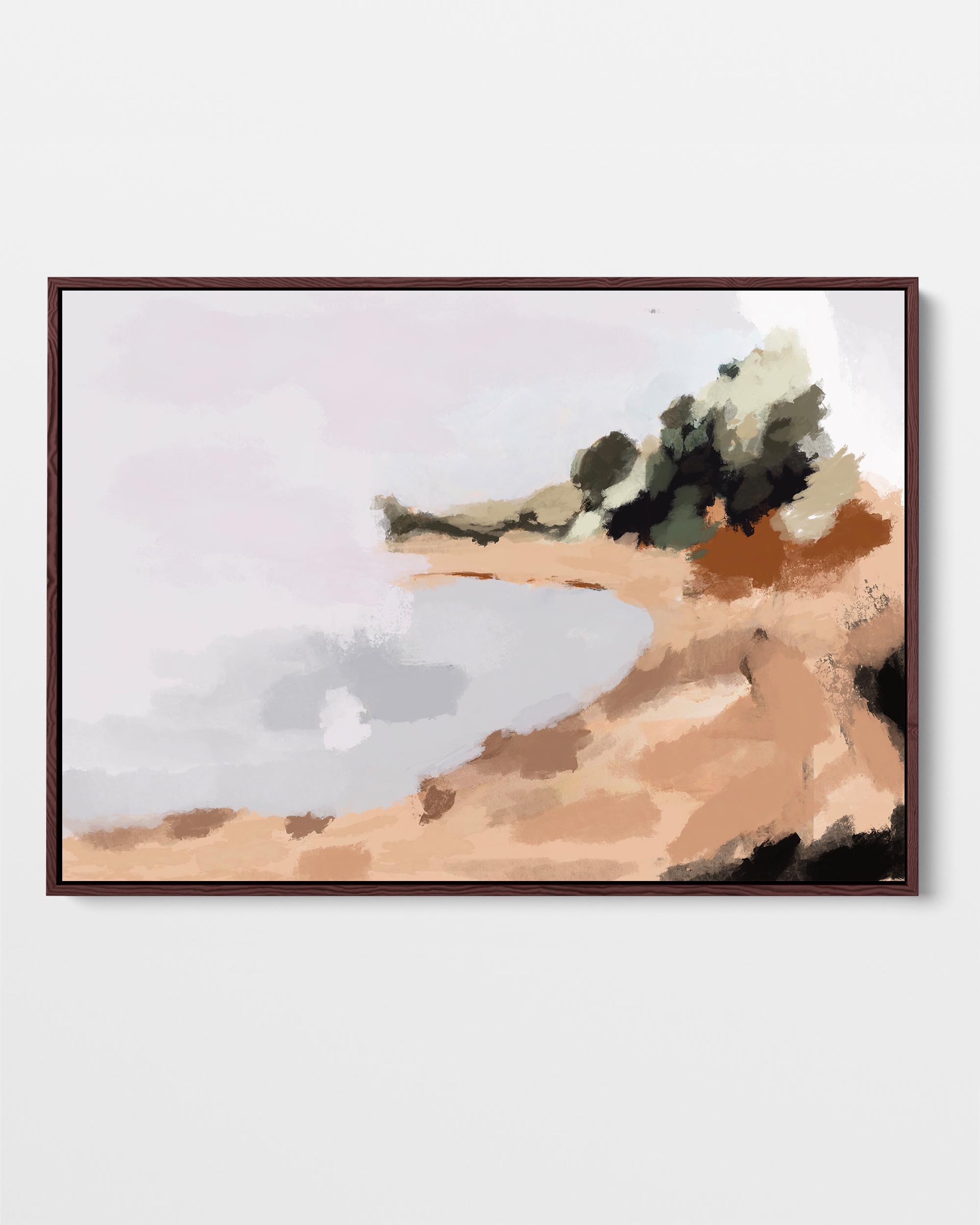 Landscape Study I Framed Canvas