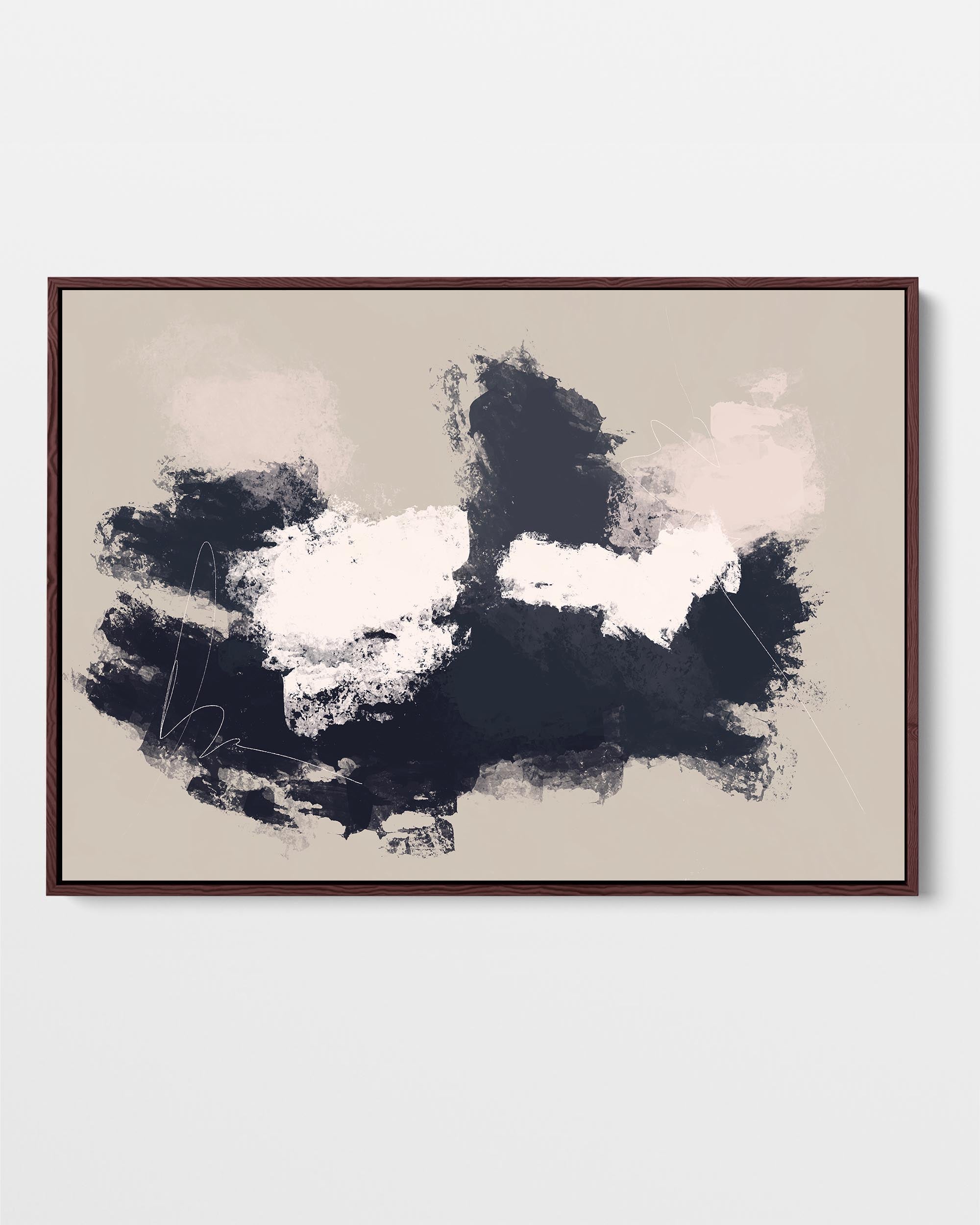 Sandbanks Framed Canvas