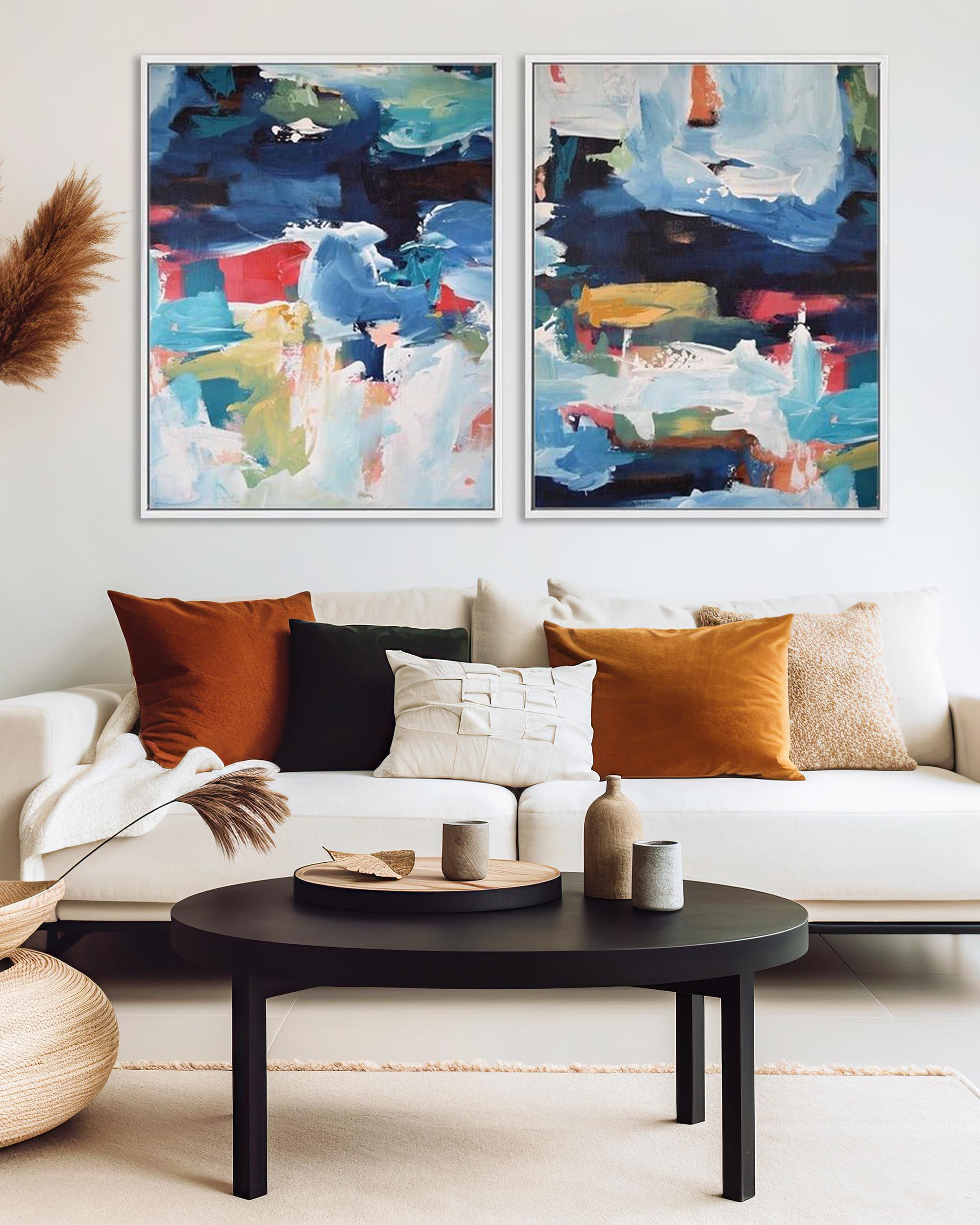 Ocean View Canvas Set Of 2