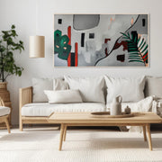 Botanical City - Original Painting-Abstract House