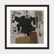 Fables of Kings Art Print — 50 x 50 cm — Black Frame