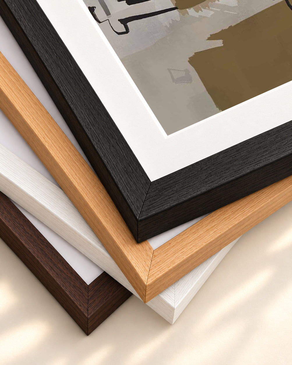 Fables of Kings Art Print — framed print corner with 5 cm mount and bevel