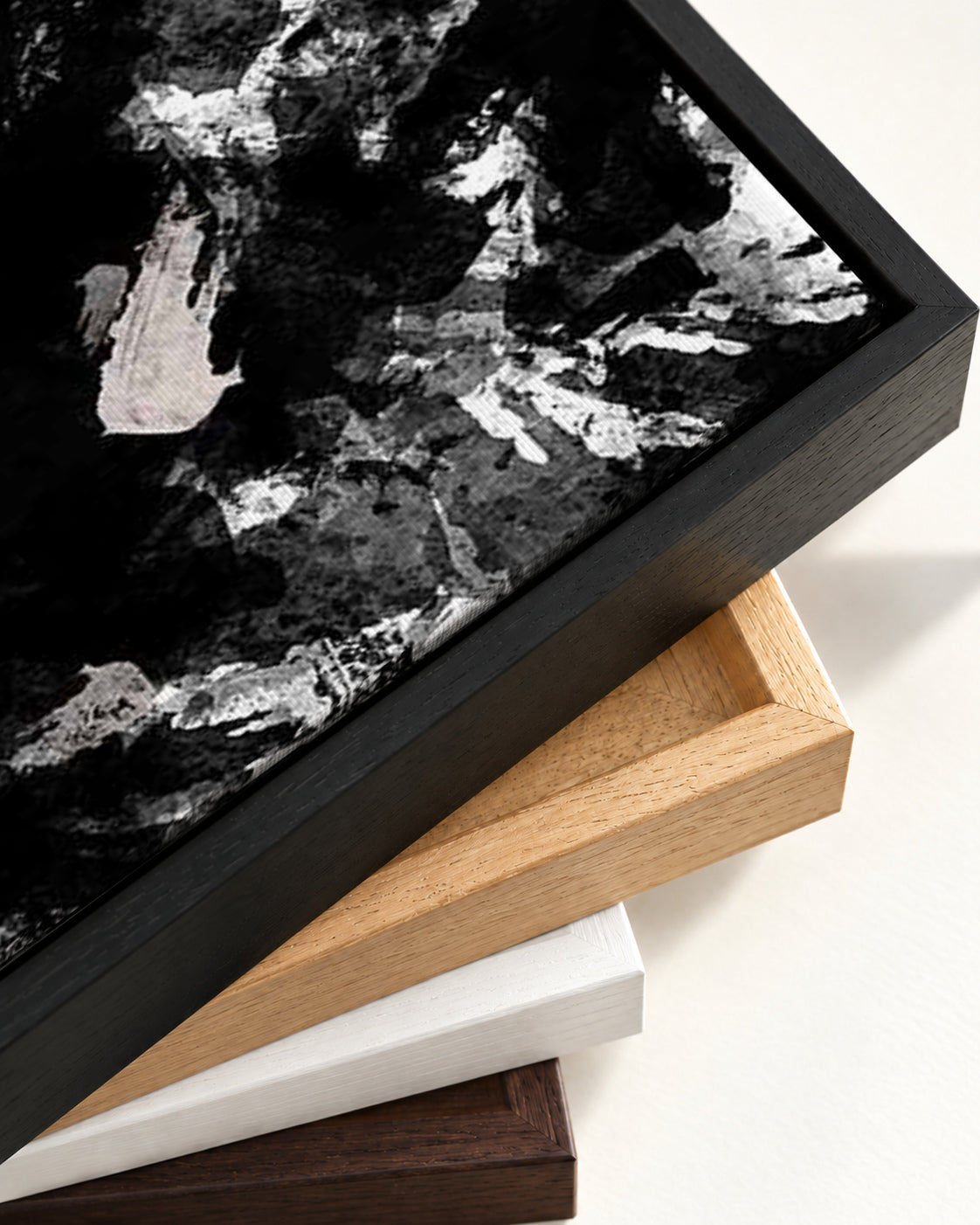 Fading Horizons Canvas Art — framed canvas corner and wrapped canvas detail
