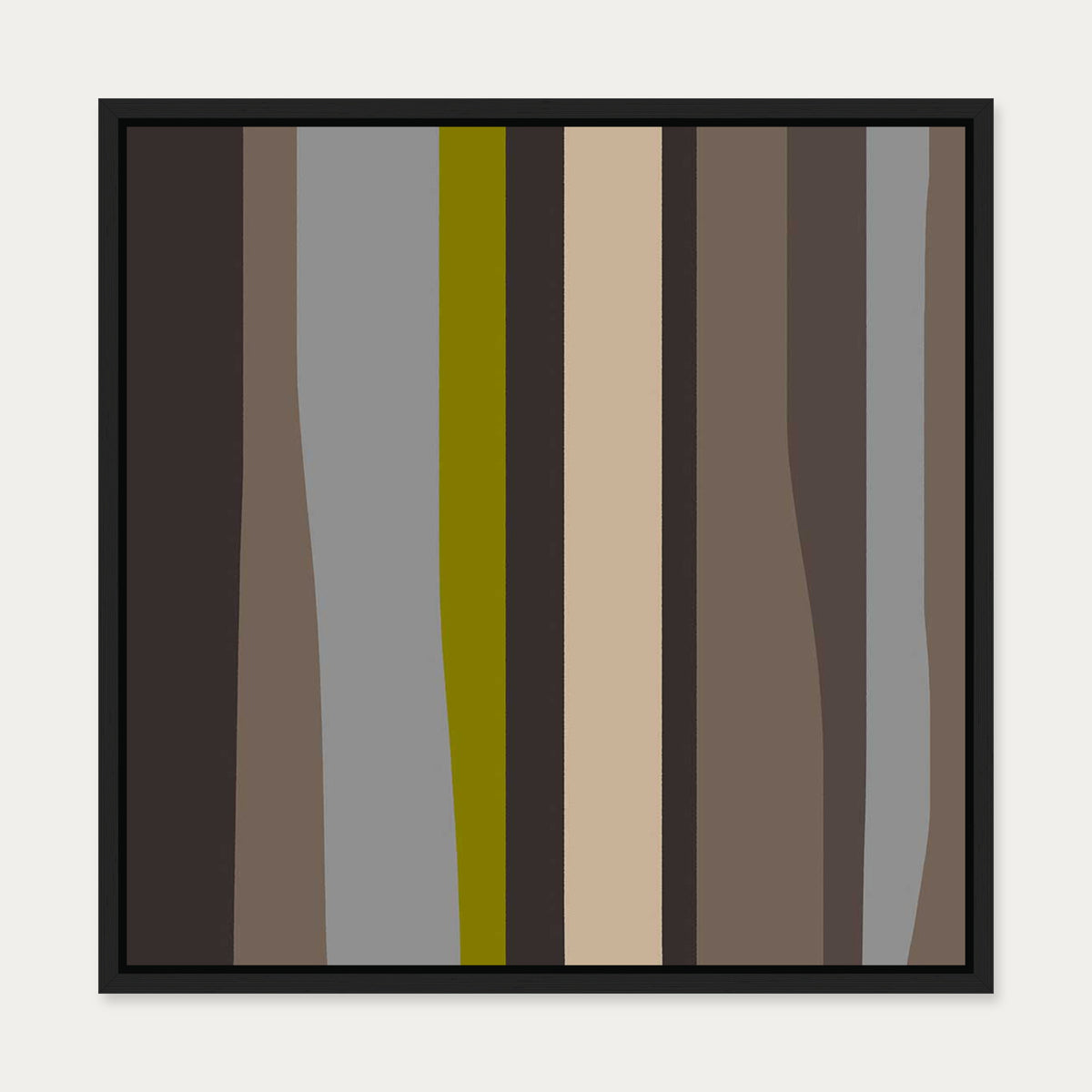 Falling For You Canvas Art — 50 x 50 cm — Black Frame