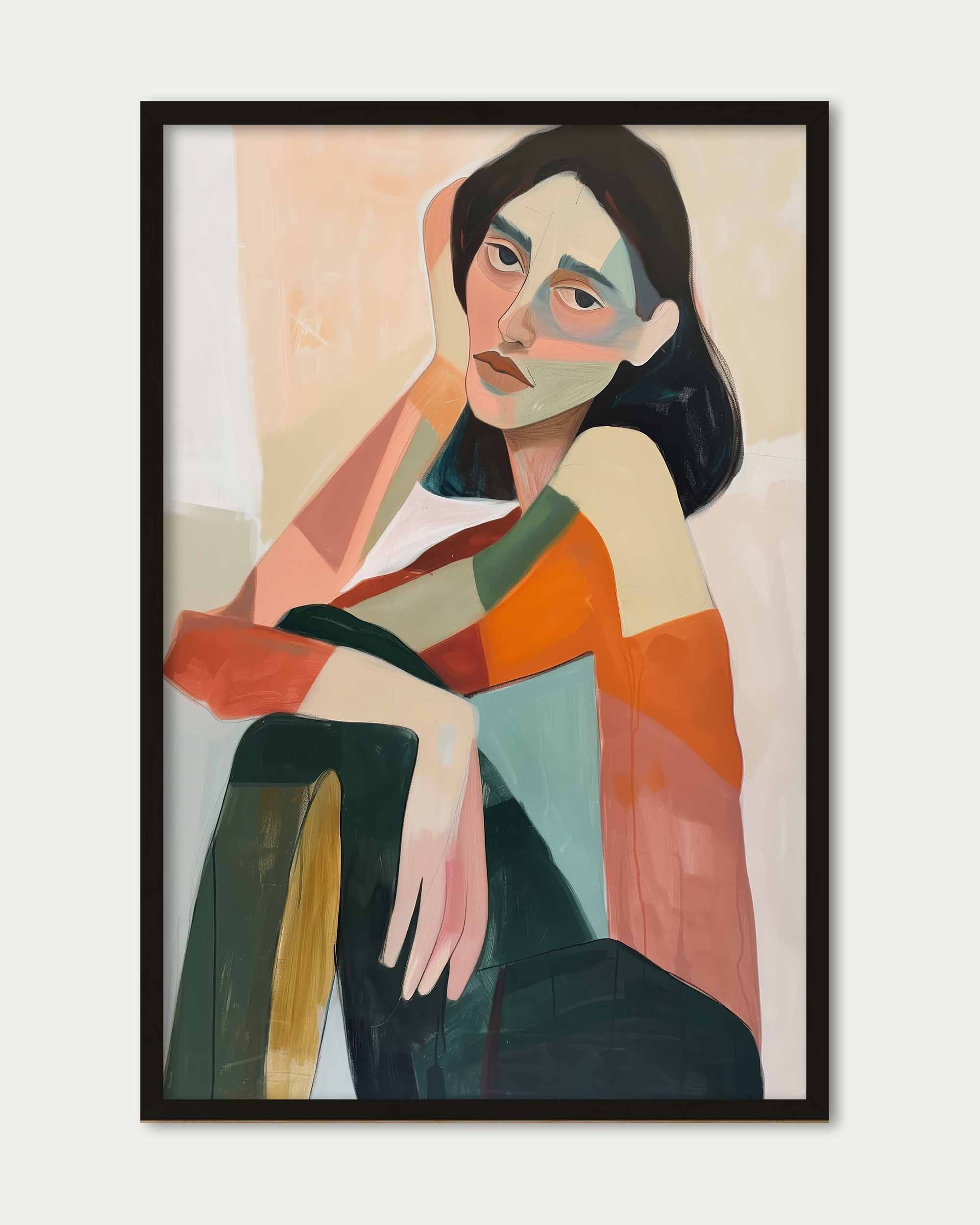 Checkered Dress Wall Art Print