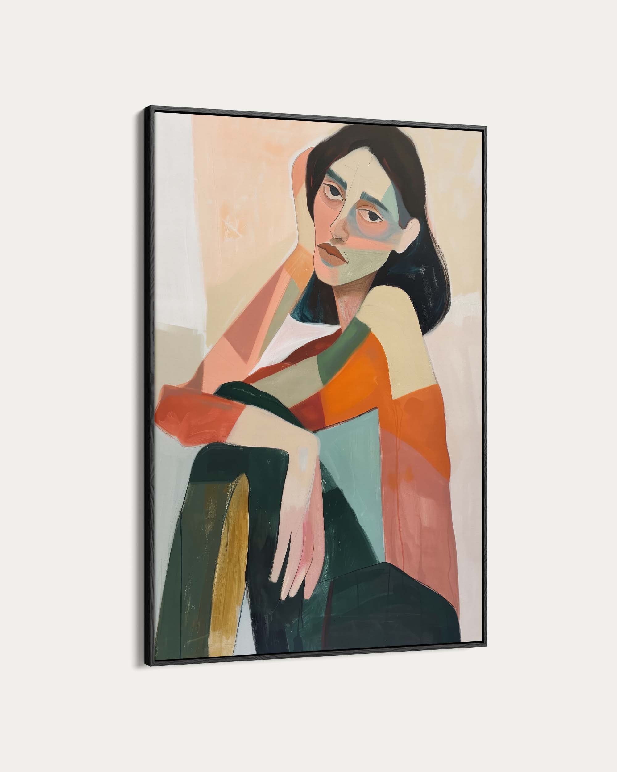 Checkered Dress Wall Art Print