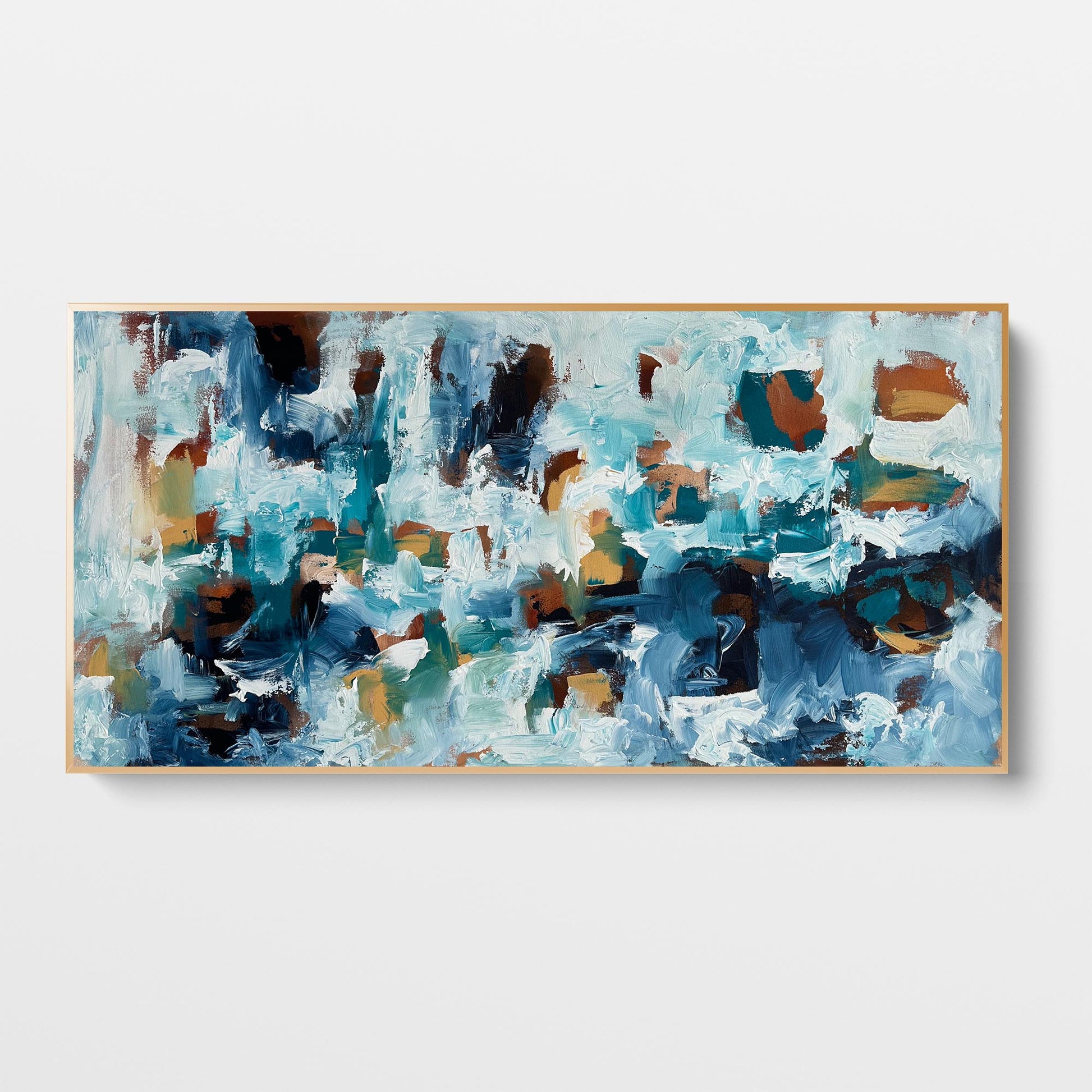 Finding A Connection - Original Painting-Abstract House