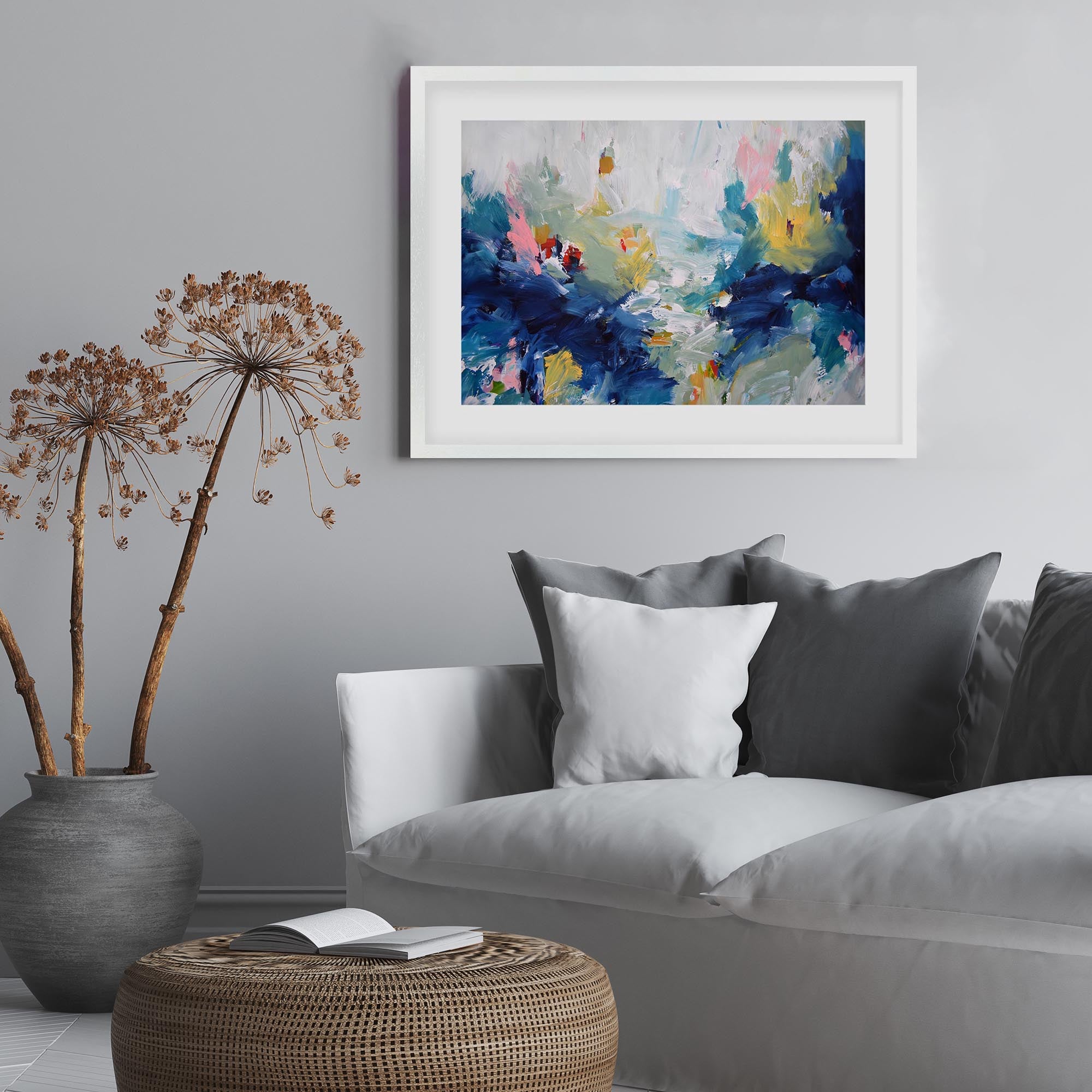 Abstract 437 Framed Art