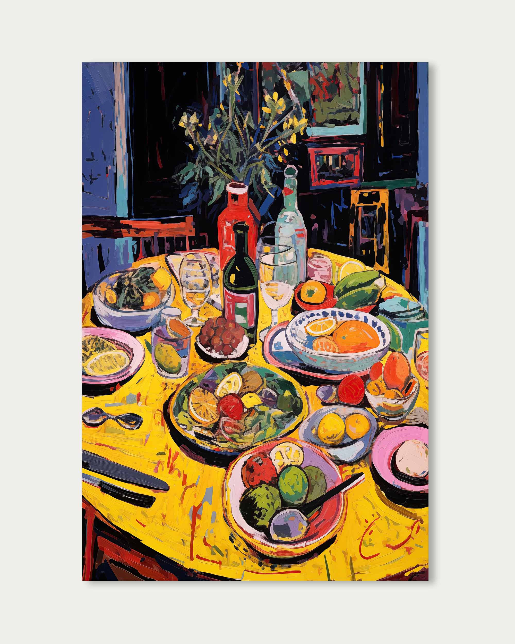 Dinner Party Wall Art Print