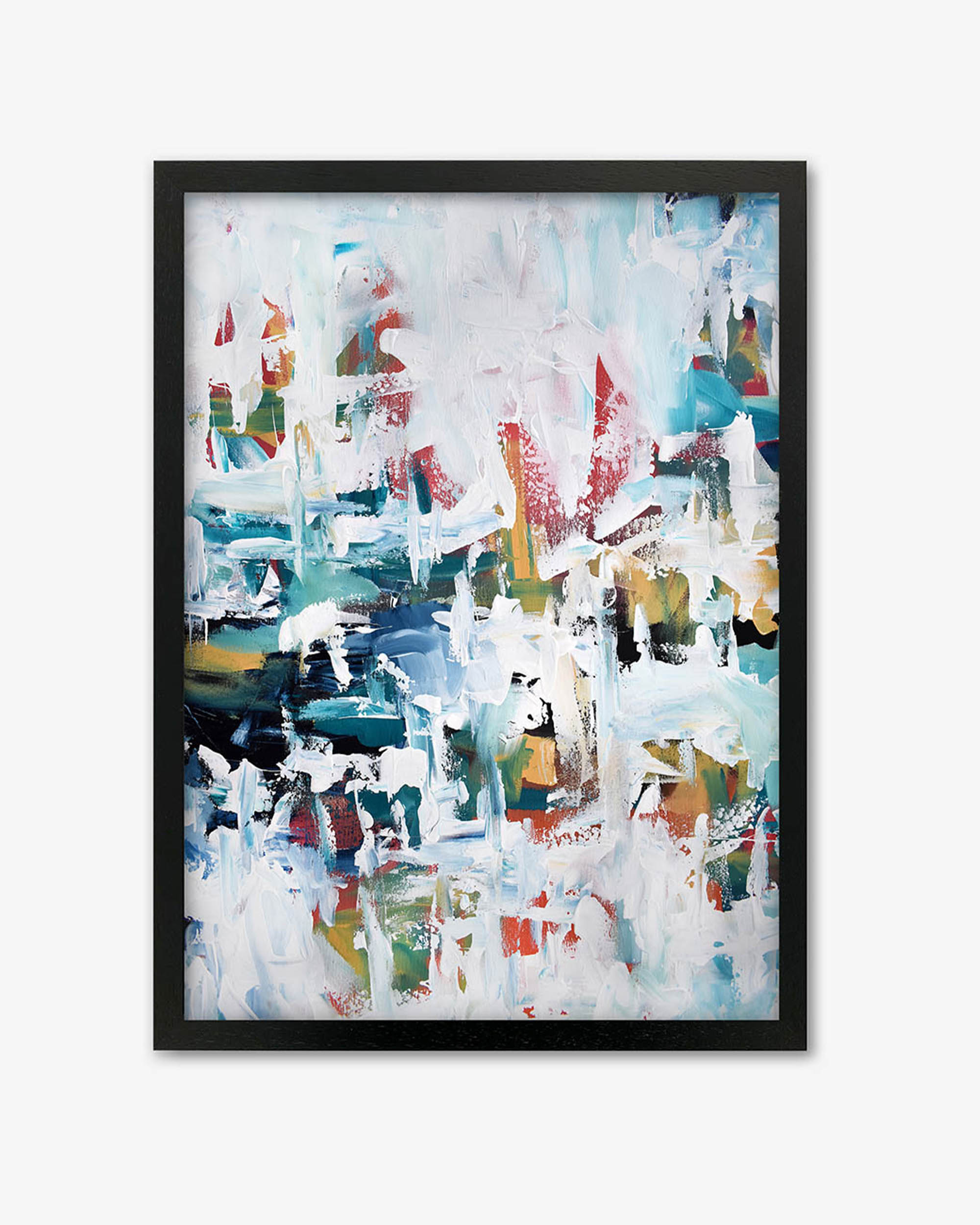 Abstract 195 Framed Art