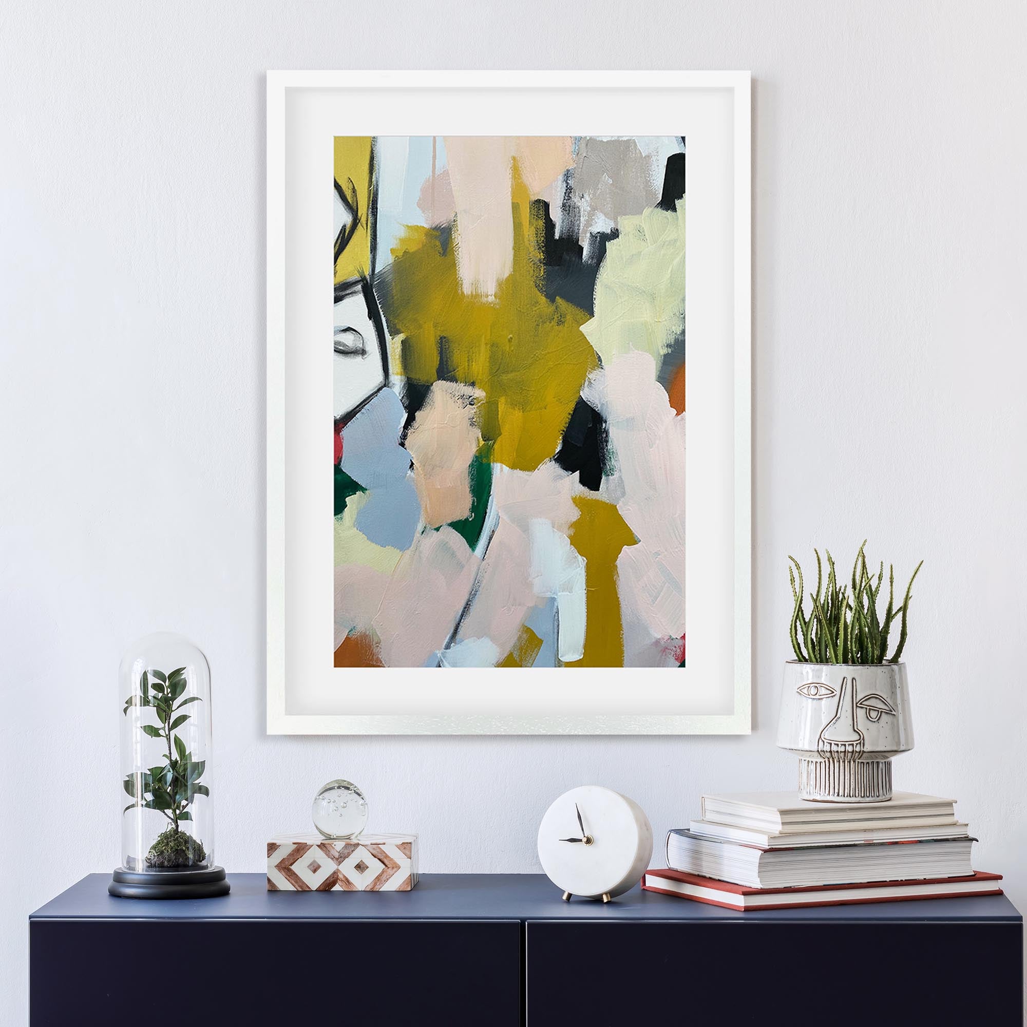 Abstraction 106 Framed Art