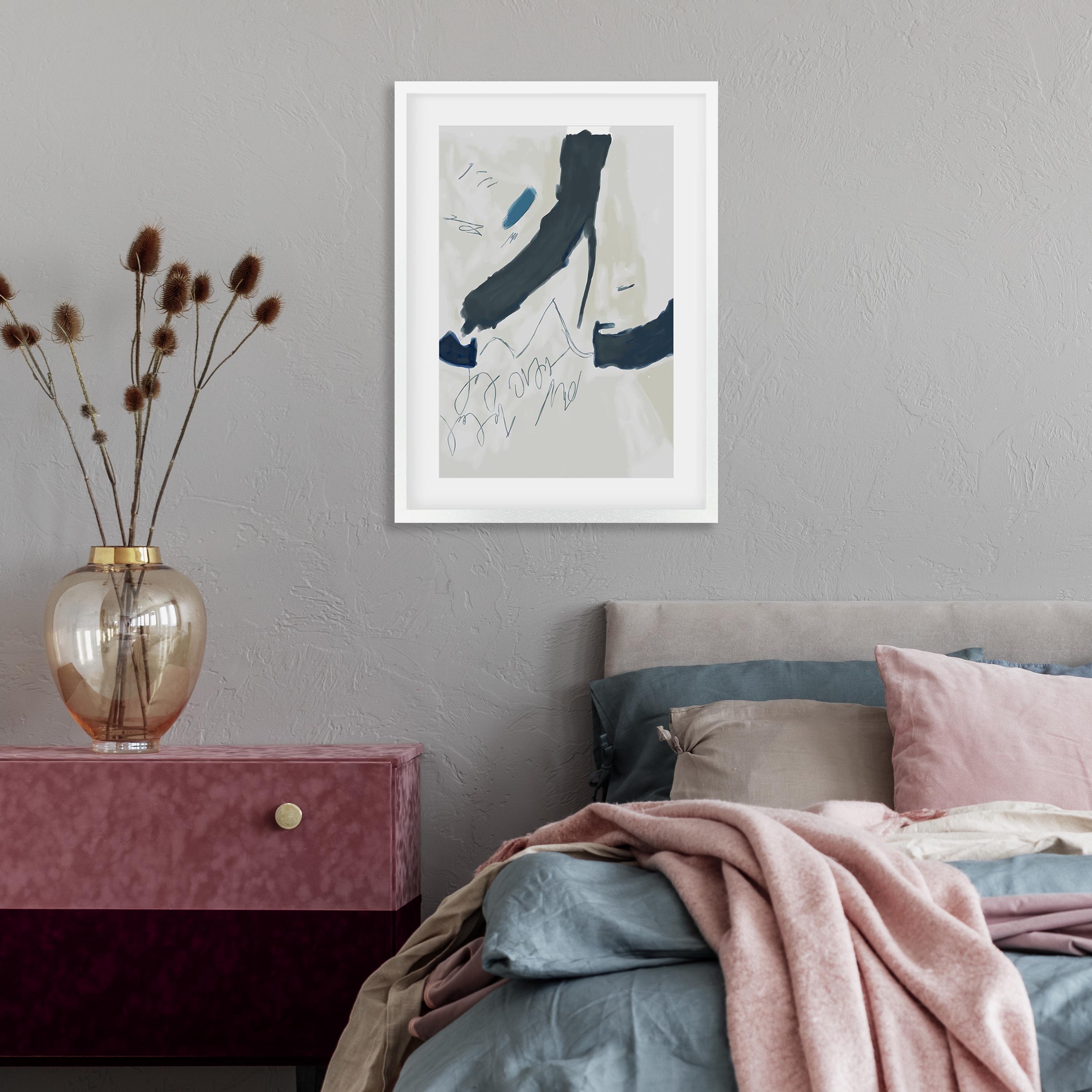 Abstract Illustration Framed Art