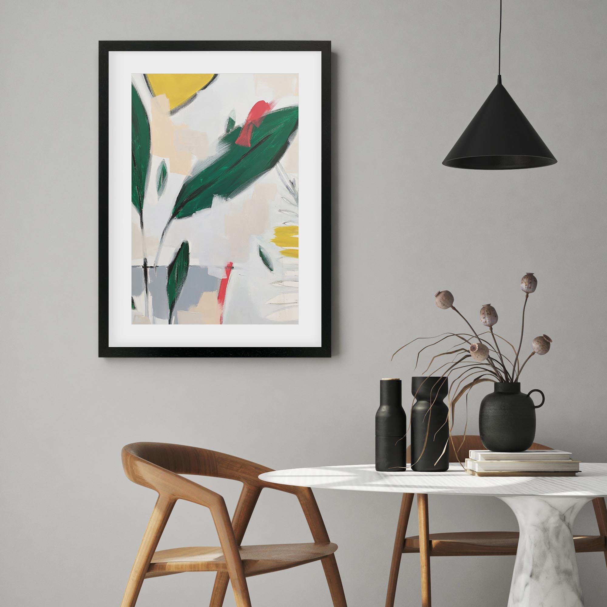 Abstraction 108 Framed Art