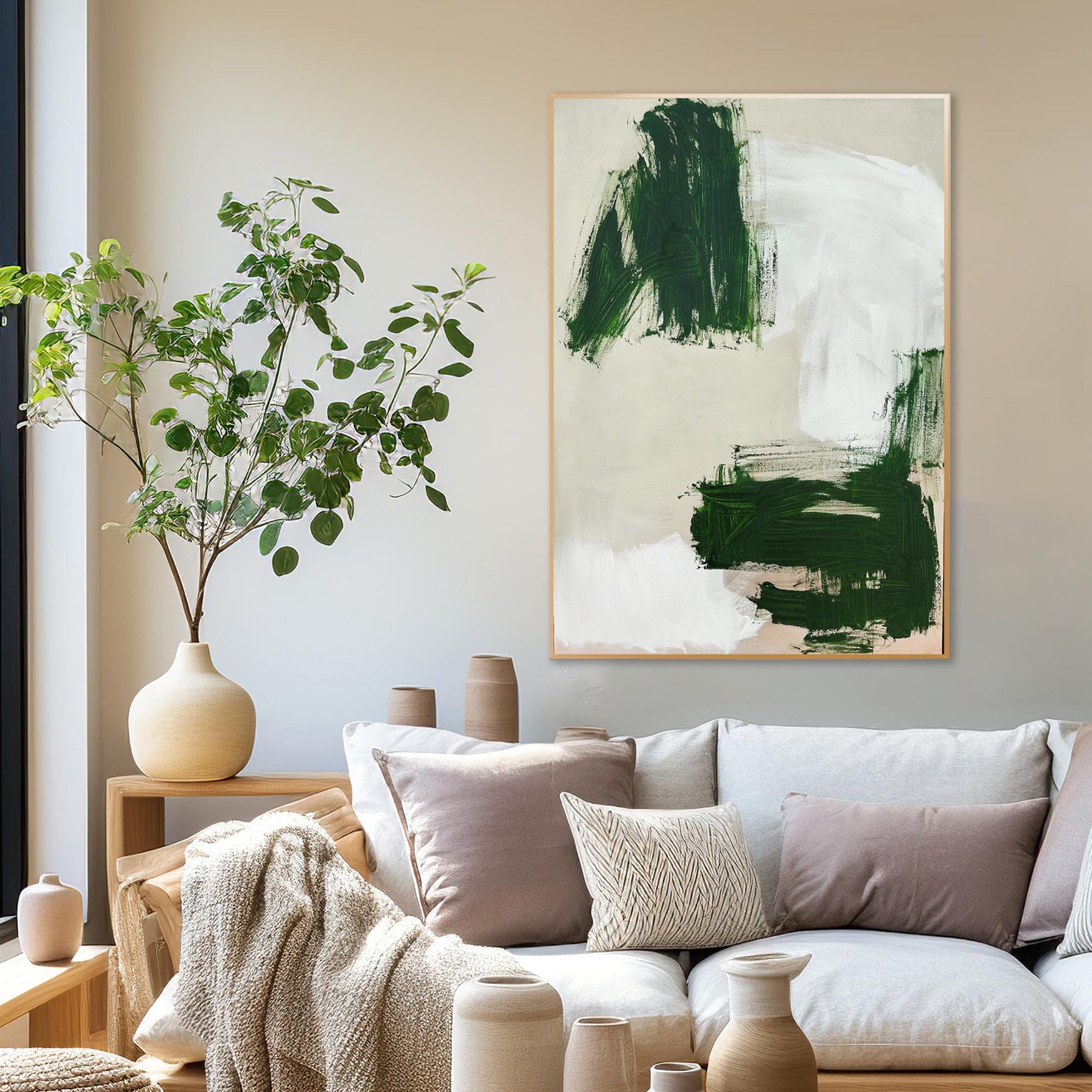 Making Up For Lost Time 2 - Original Painting-Abstract House