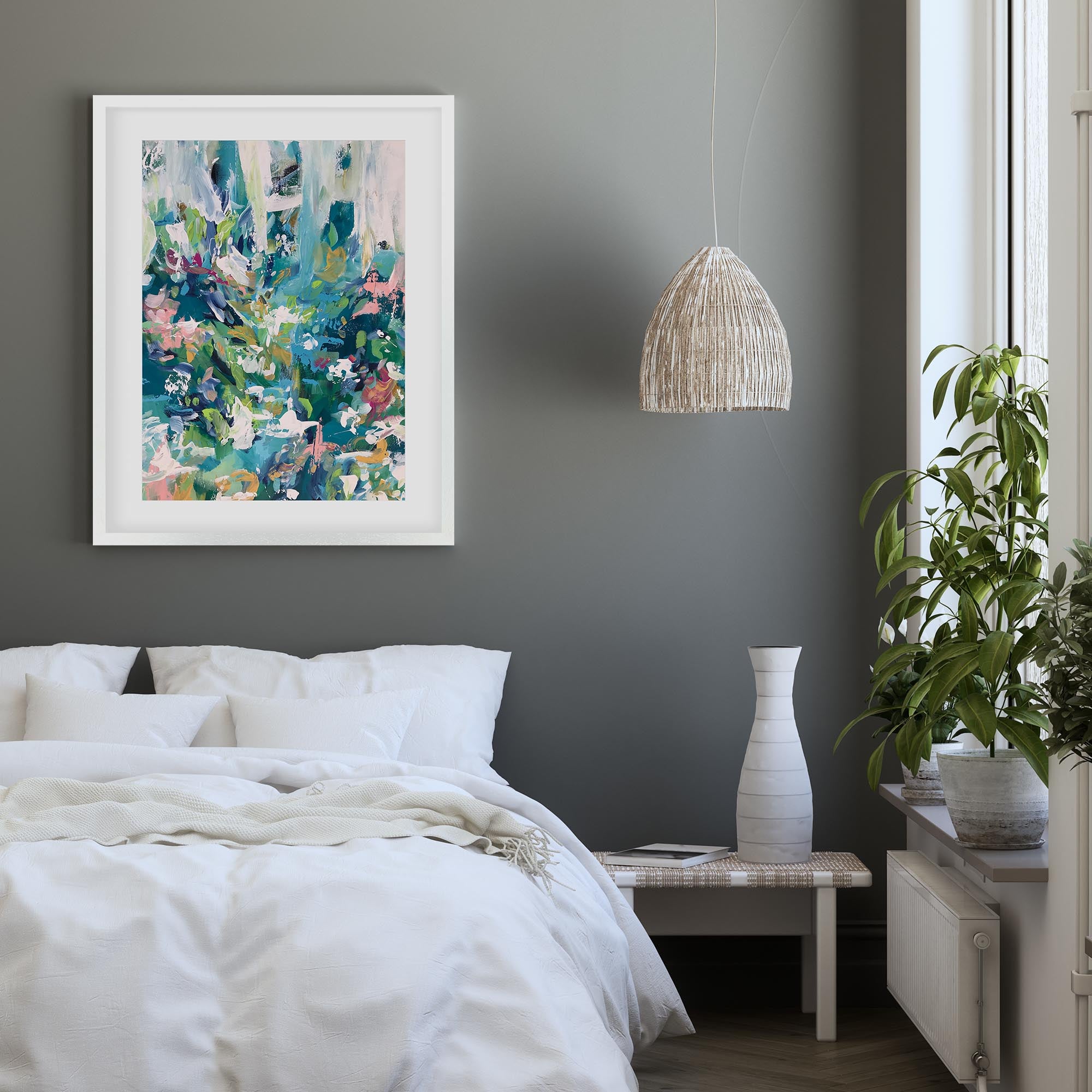 Abstract 110 Framed Art