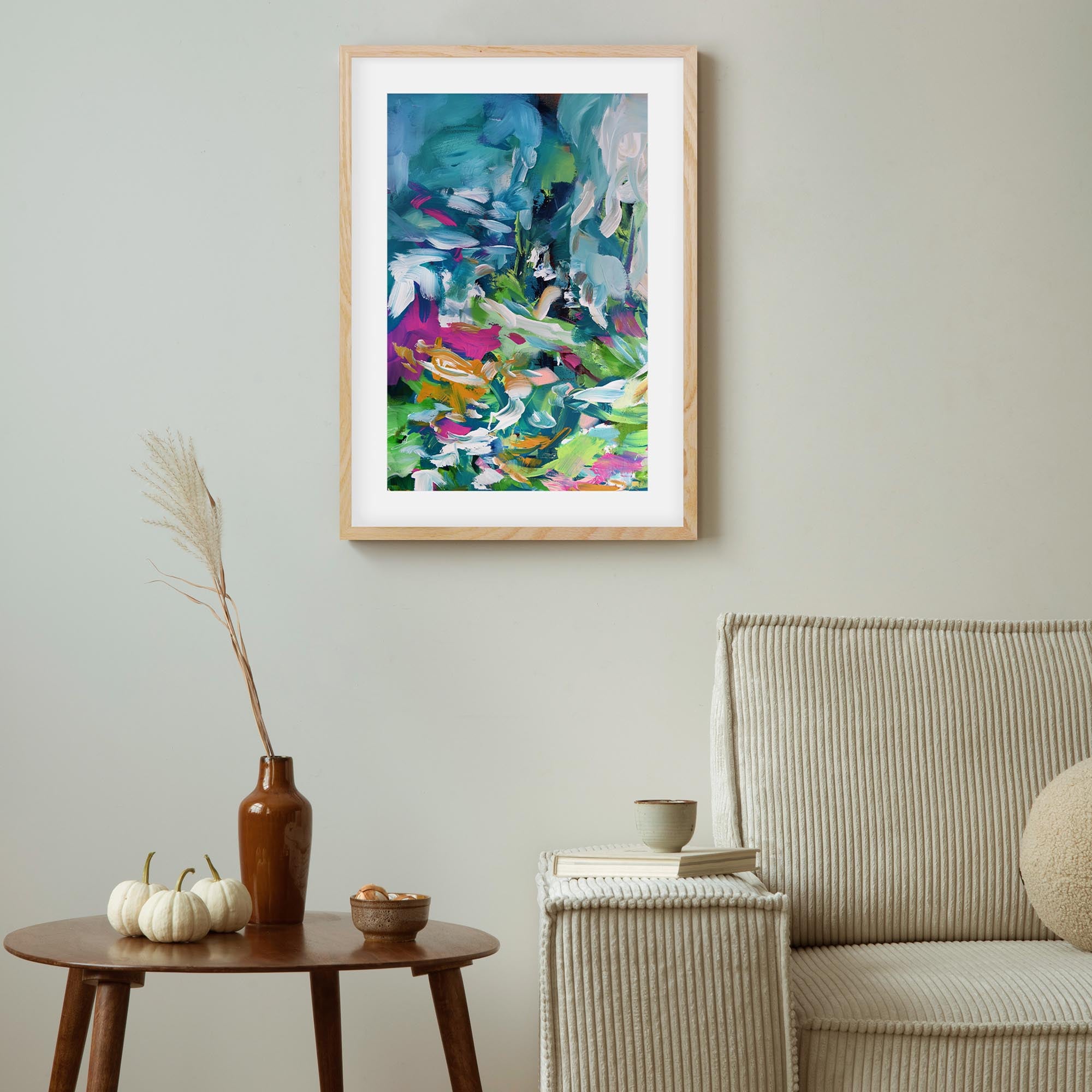 Abstract 148 Framed Art