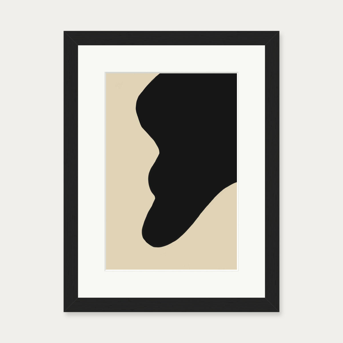 Fluid Abstract Art Print — 30 x 40 cm — Black Frame