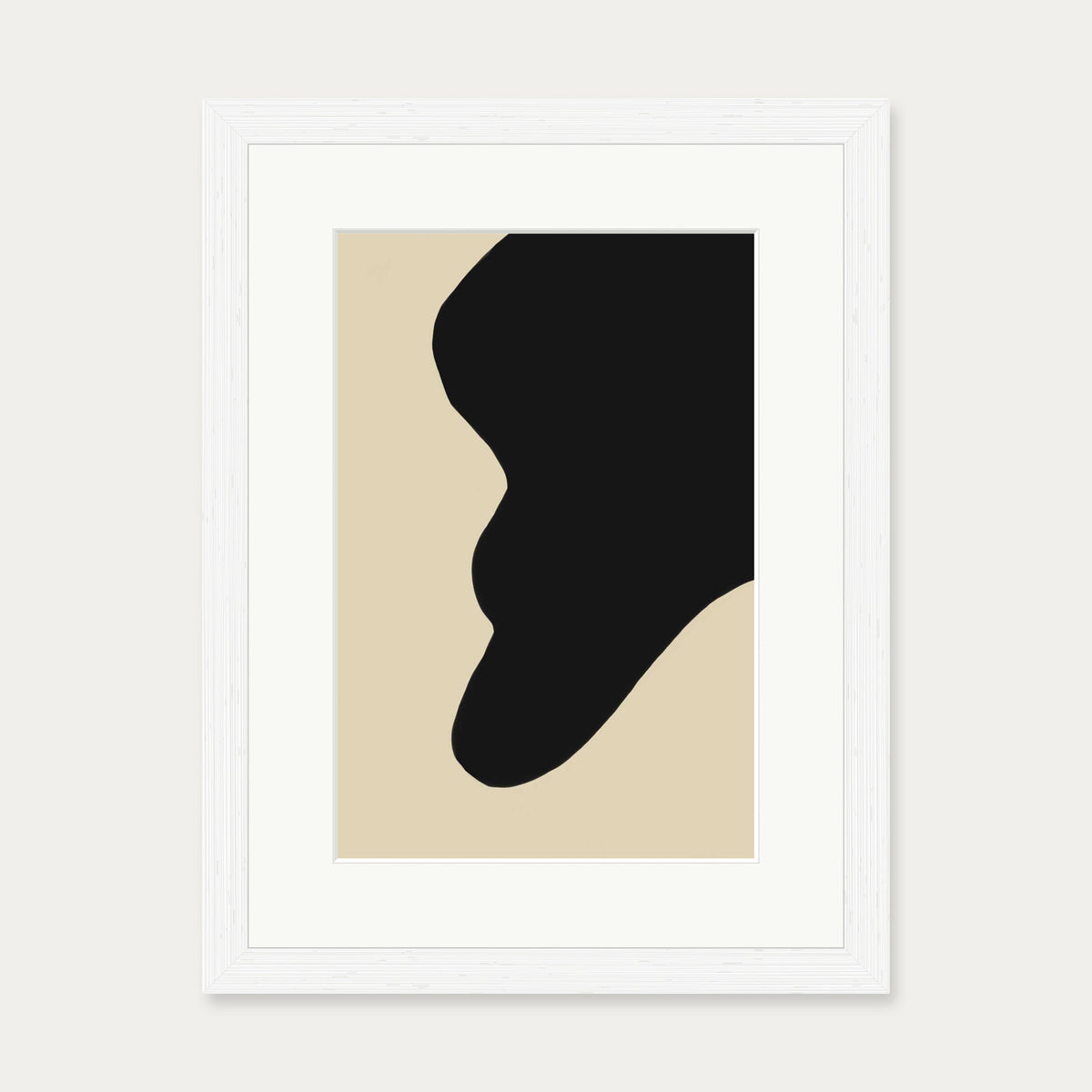 Fluid Abstract Art Print — 30 x 40 cm — White Frame