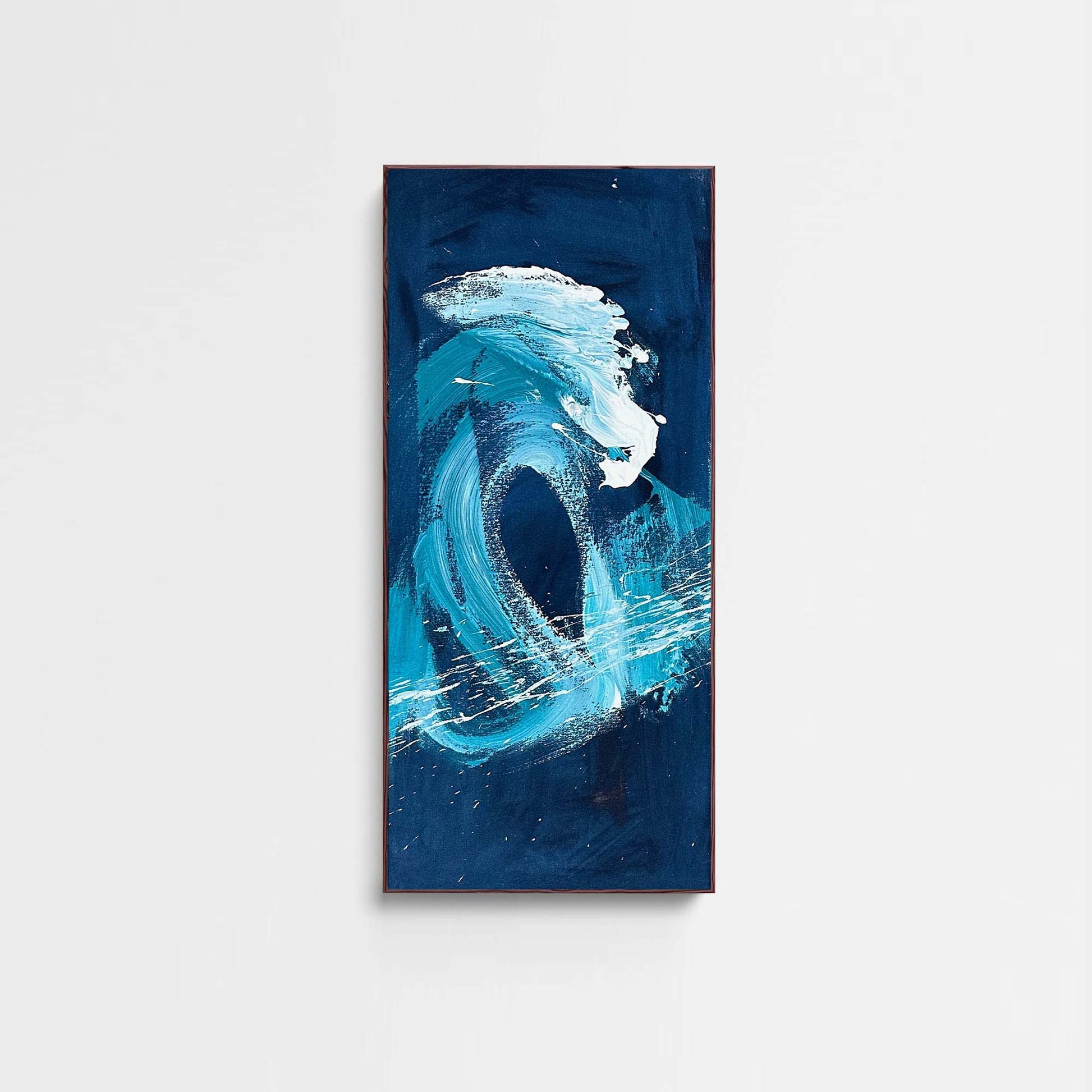 A Storm Inside - Triptych Original Paintings-Abstract House